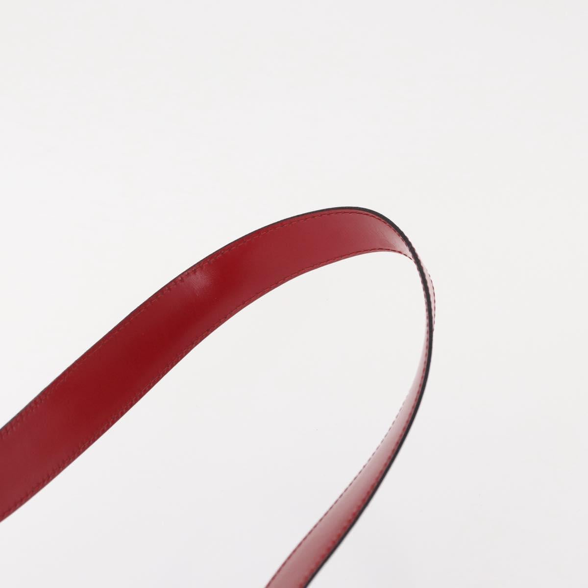 LOUIS VUITTON Epi Sac Depaule PM Shoulder Bag Red M80207 LV Auth 154826