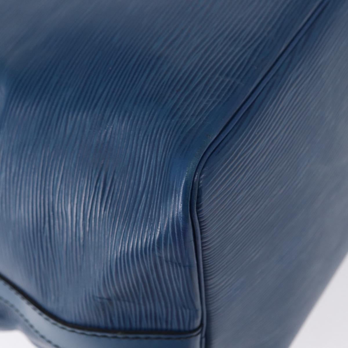 LOUIS VUITTON Epi Petit Noe Shoulder Bag Blue M44105 LV Auth 154827