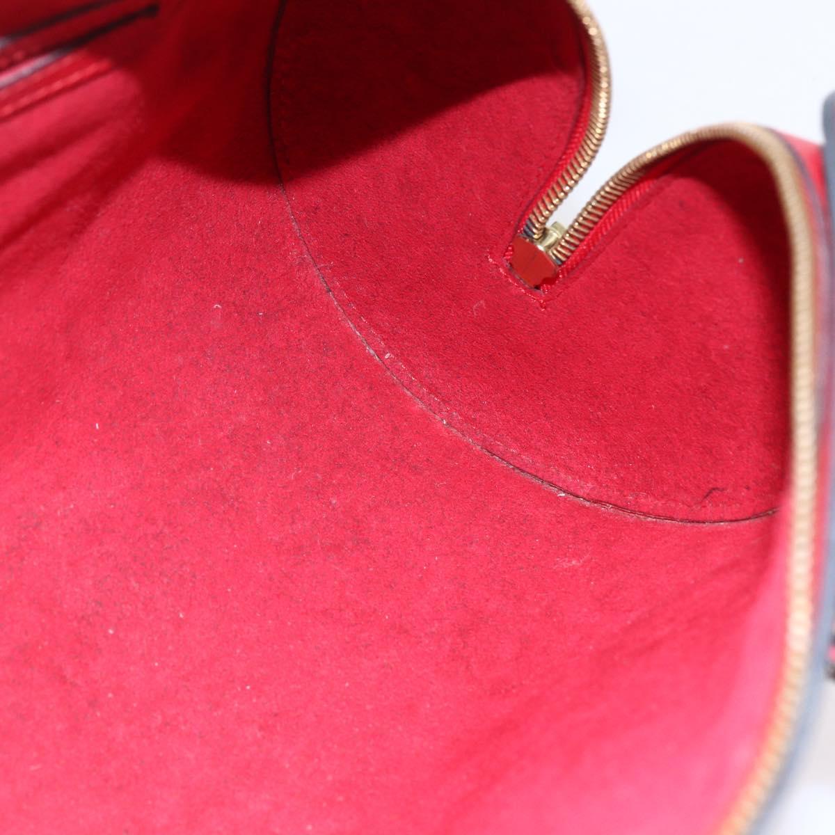 LOUIS VUITTON Epi Soufflot Hand Bag Red M52227 LV Auth 154828