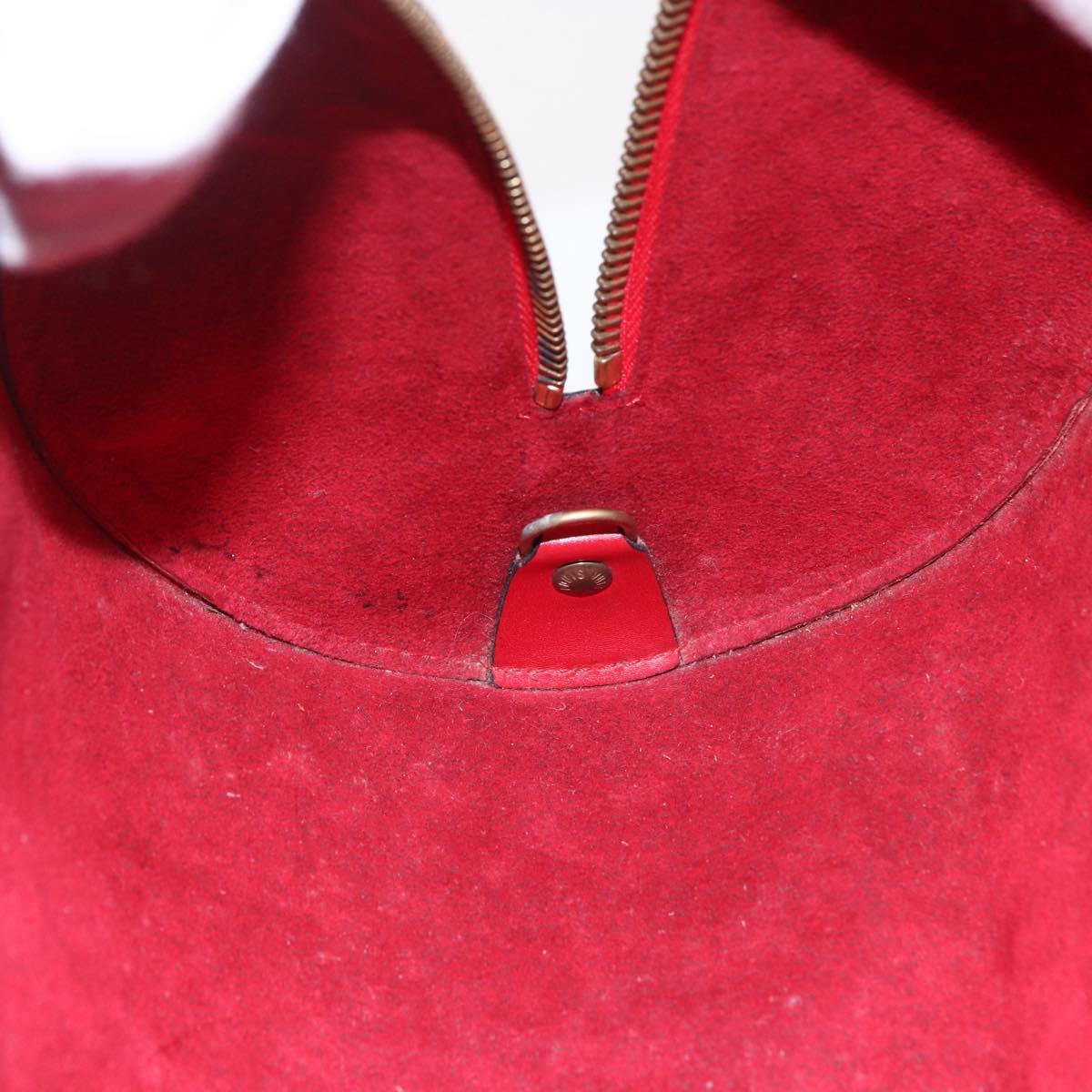 LOUIS VUITTON Epi Soufflot Hand Bag Red M52227 LV Auth 154828