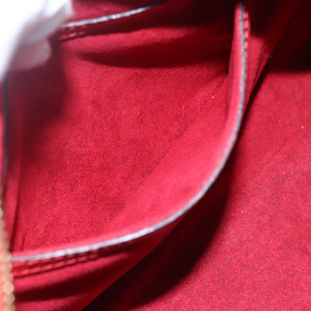 LOUIS VUITTON Epi Soufflot Hand Bag Red M52227 LV Auth 154828