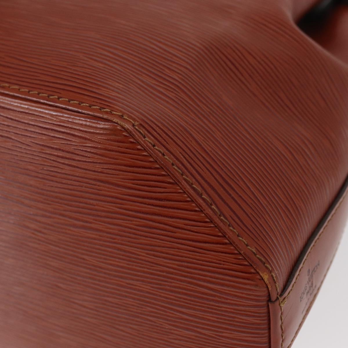 LOUIS VUITTON Epi Sac de Paul PM Shoulder Bag Brown M80203 LV Auth 154830