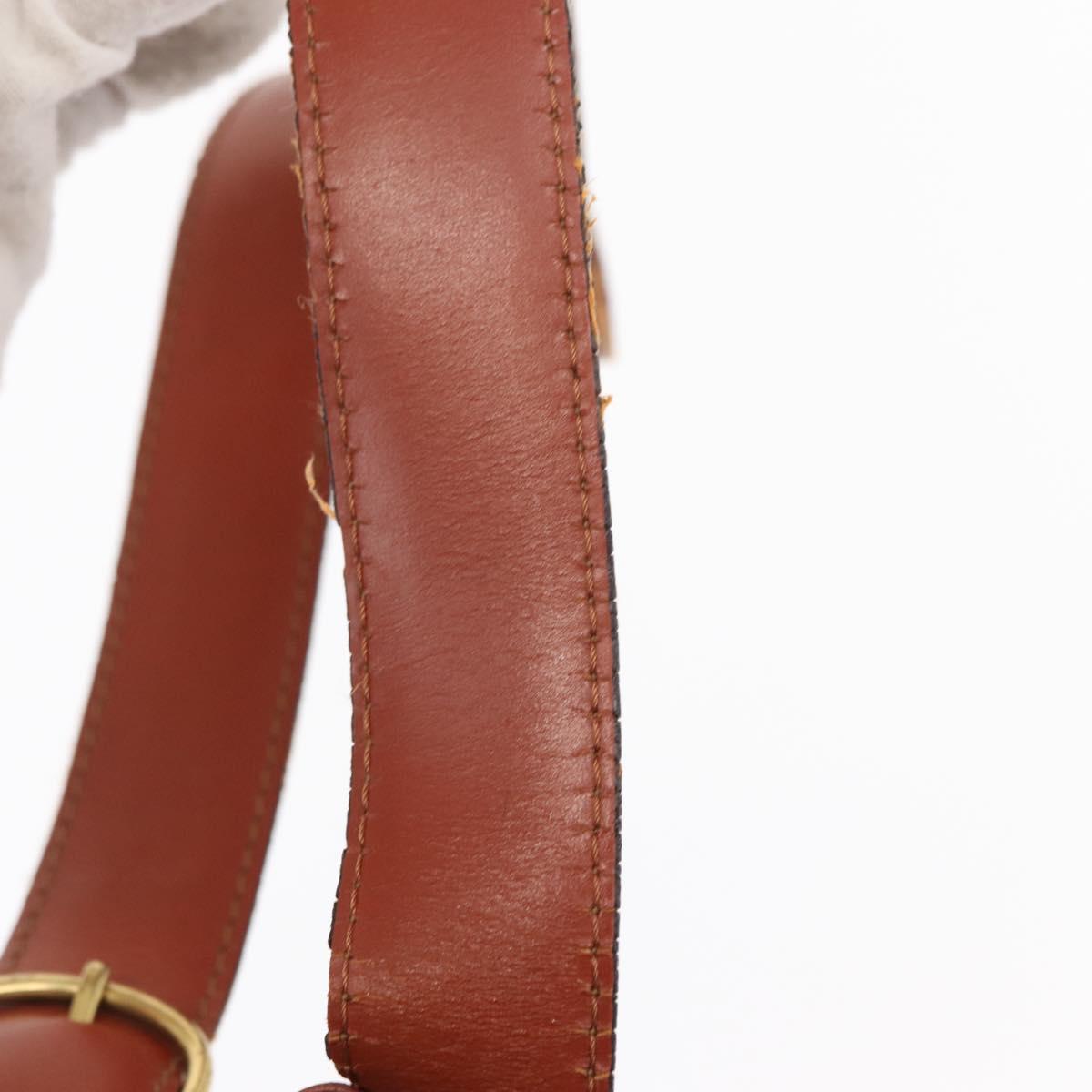 LOUIS VUITTON Epi Sac de Paul PM Shoulder Bag Brown M80203 LV Auth 154830