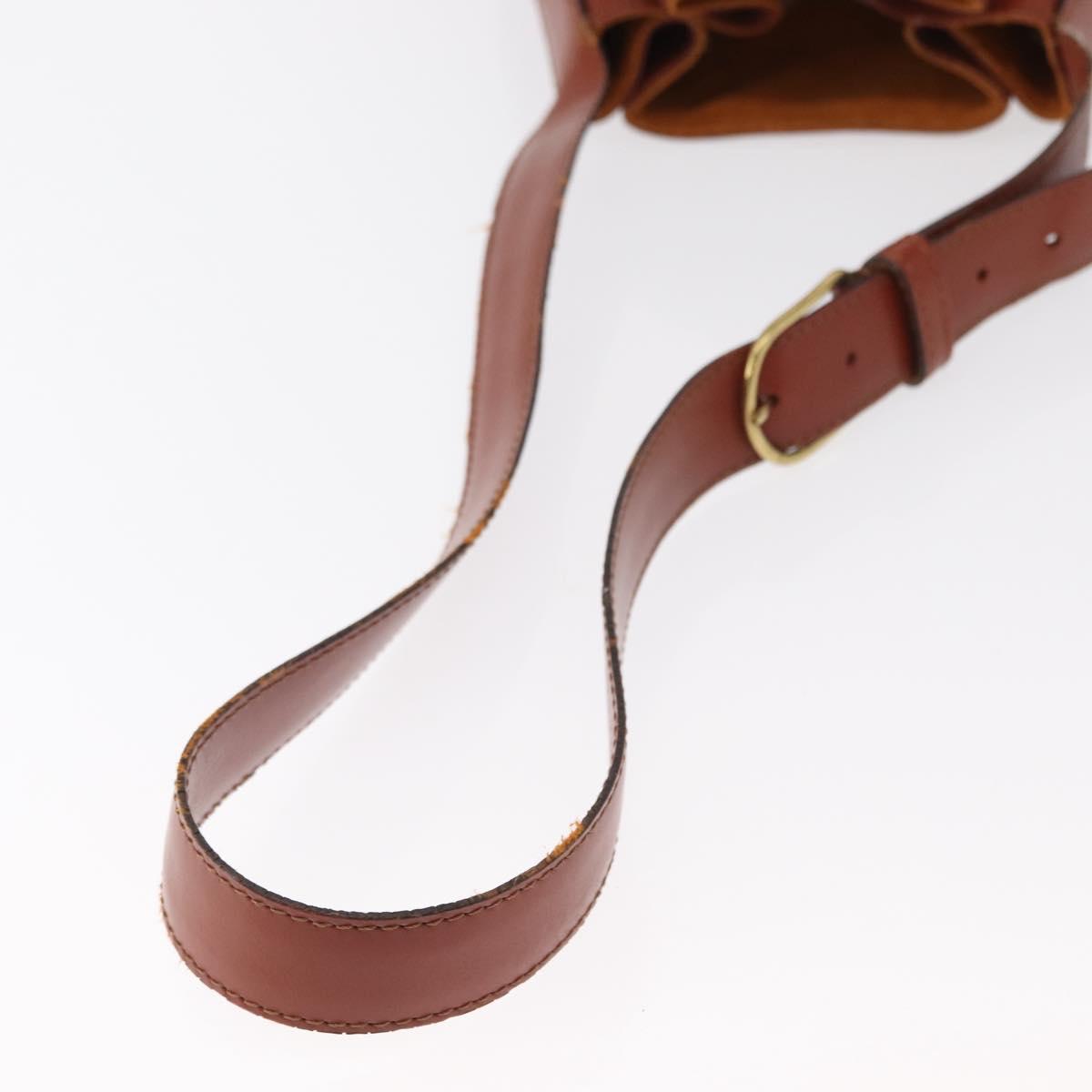 LOUIS VUITTON Epi Sac de Paul PM Shoulder Bag Brown M80203 LV Auth 154830