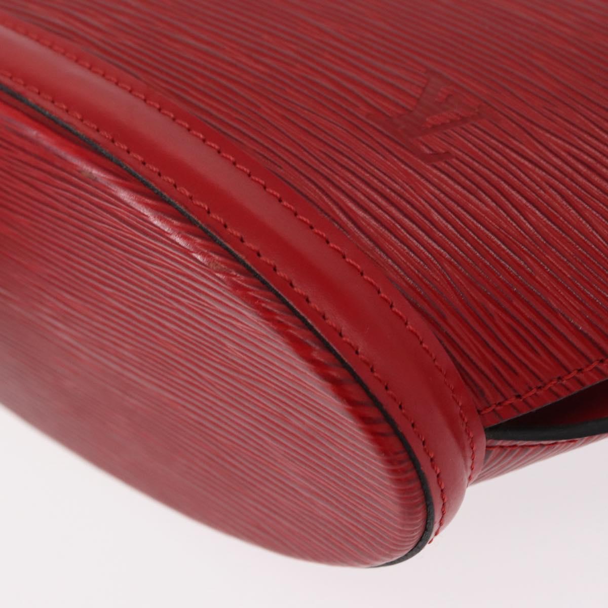 LOUIS VUITTON Epi Saint Jacques Shopping Shoulder Bag Red M52277 LV Auth 154831