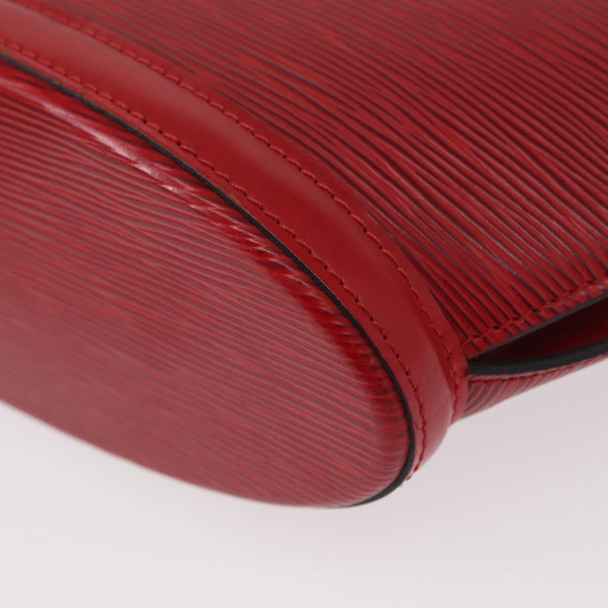 LOUIS VUITTON Epi Saint Jacques Shopping Shoulder Bag Red M52277 LV Auth 154831
