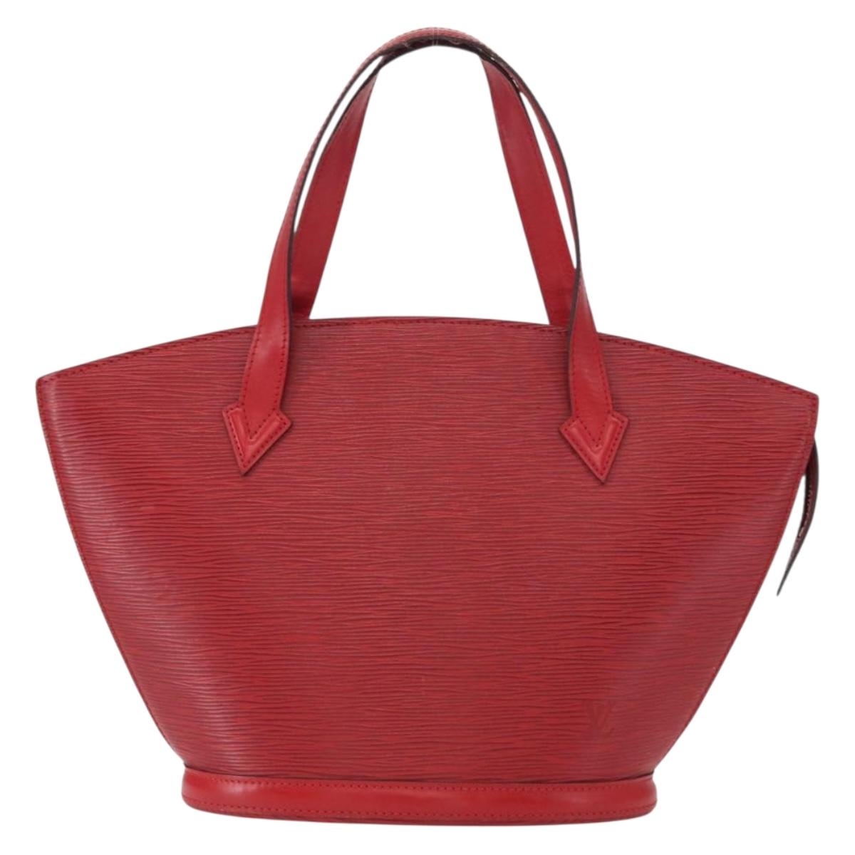 LOUIS VUITTON Epi Saint Jacques Shopping Shoulder Bag Red M52277 LV Auth 154831
