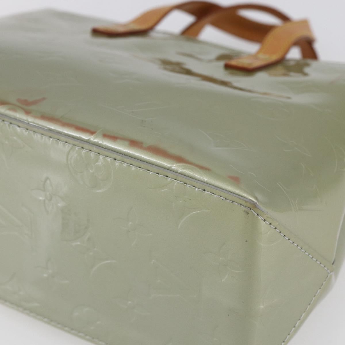 LOUIS VUITTON Monogram Vernis Reade PM Hand Bag Gris M91145 LV Auth 154835