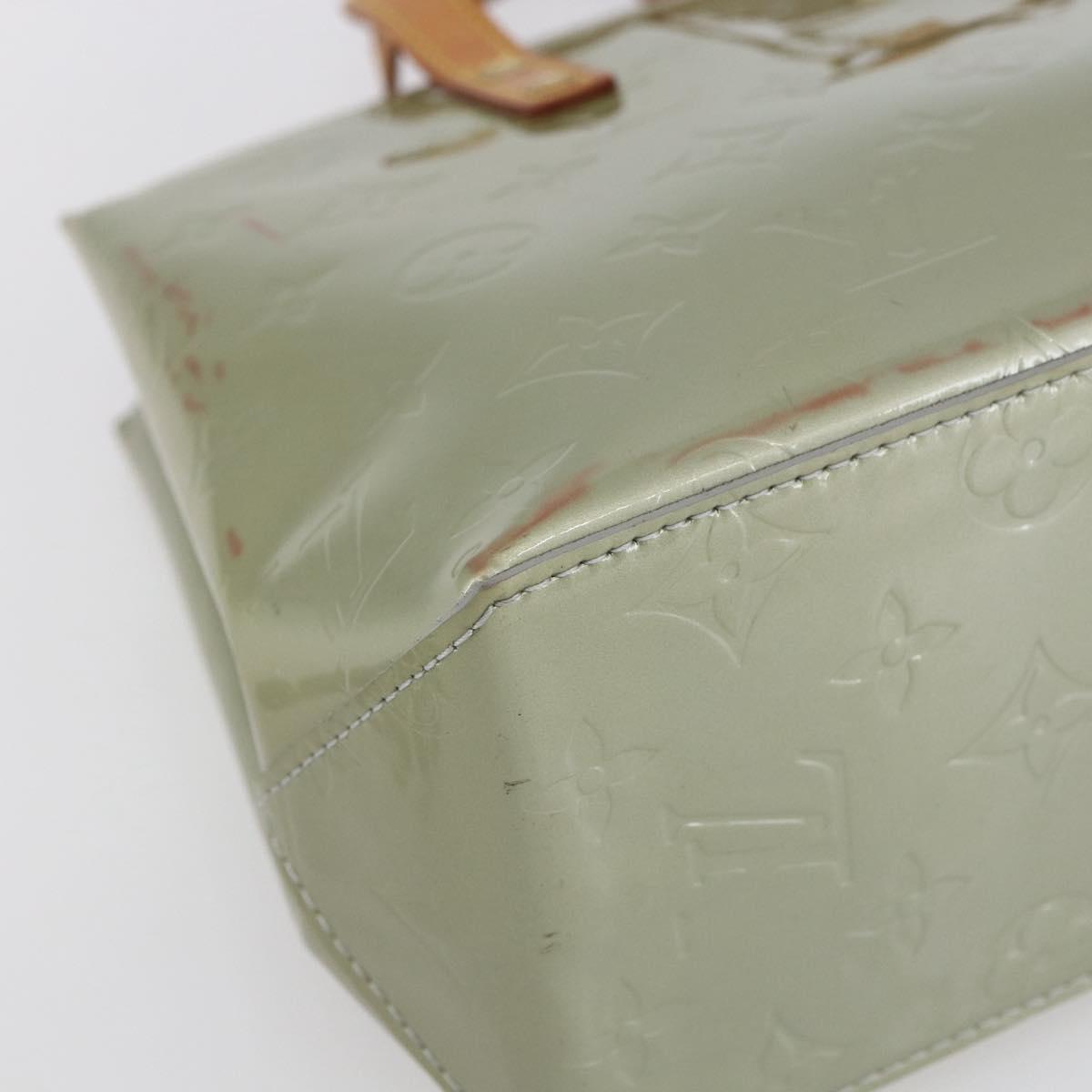 LOUIS VUITTON Monogram Vernis Reade PM Hand Bag Gris M91145 LV Auth 154835