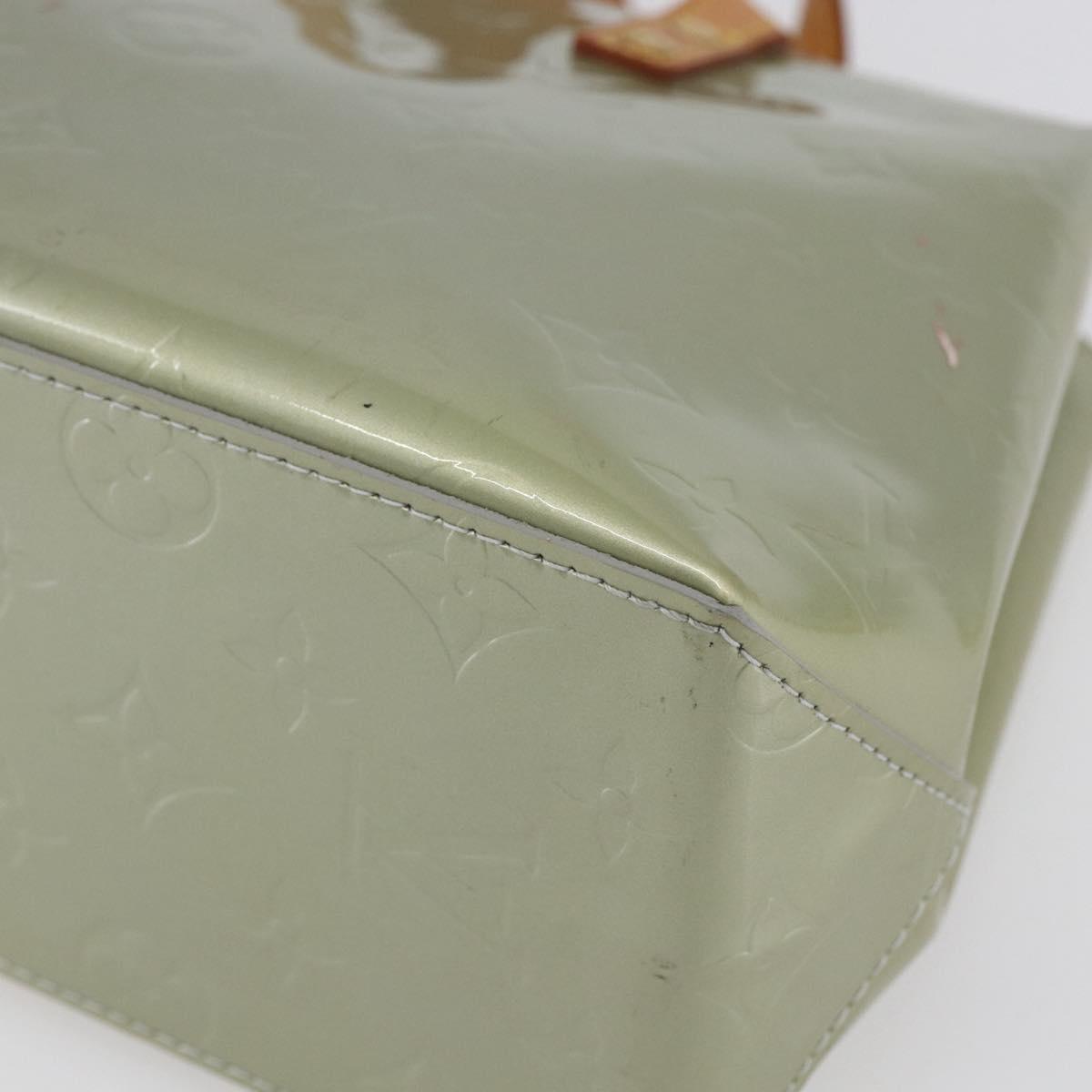 LOUIS VUITTON Monogram Vernis Reade PM Hand Bag Gris M91145 LV Auth 154835