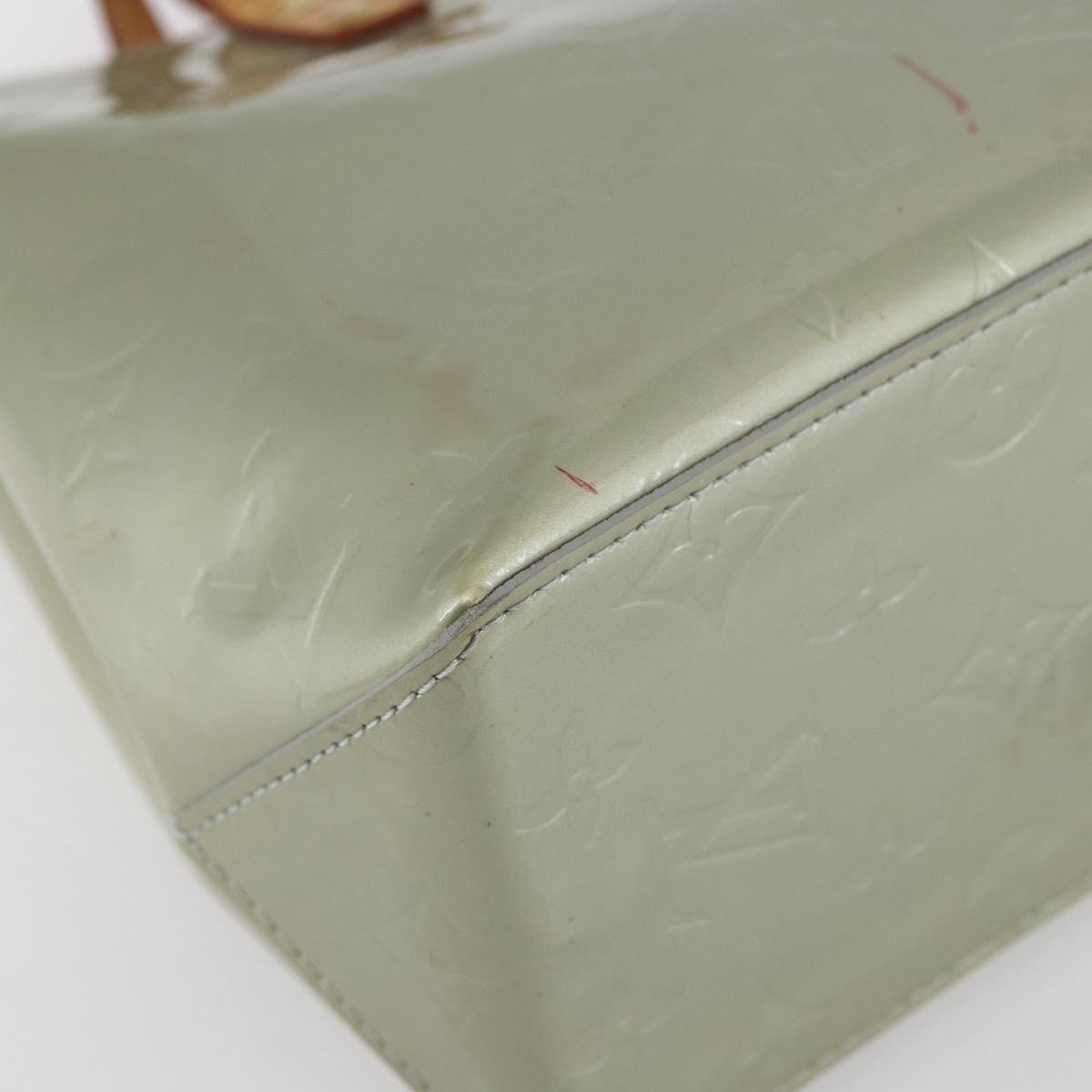 LOUIS VUITTON Monogram Vernis Reade PM Hand Bag Gris M91145 LV Auth 154835