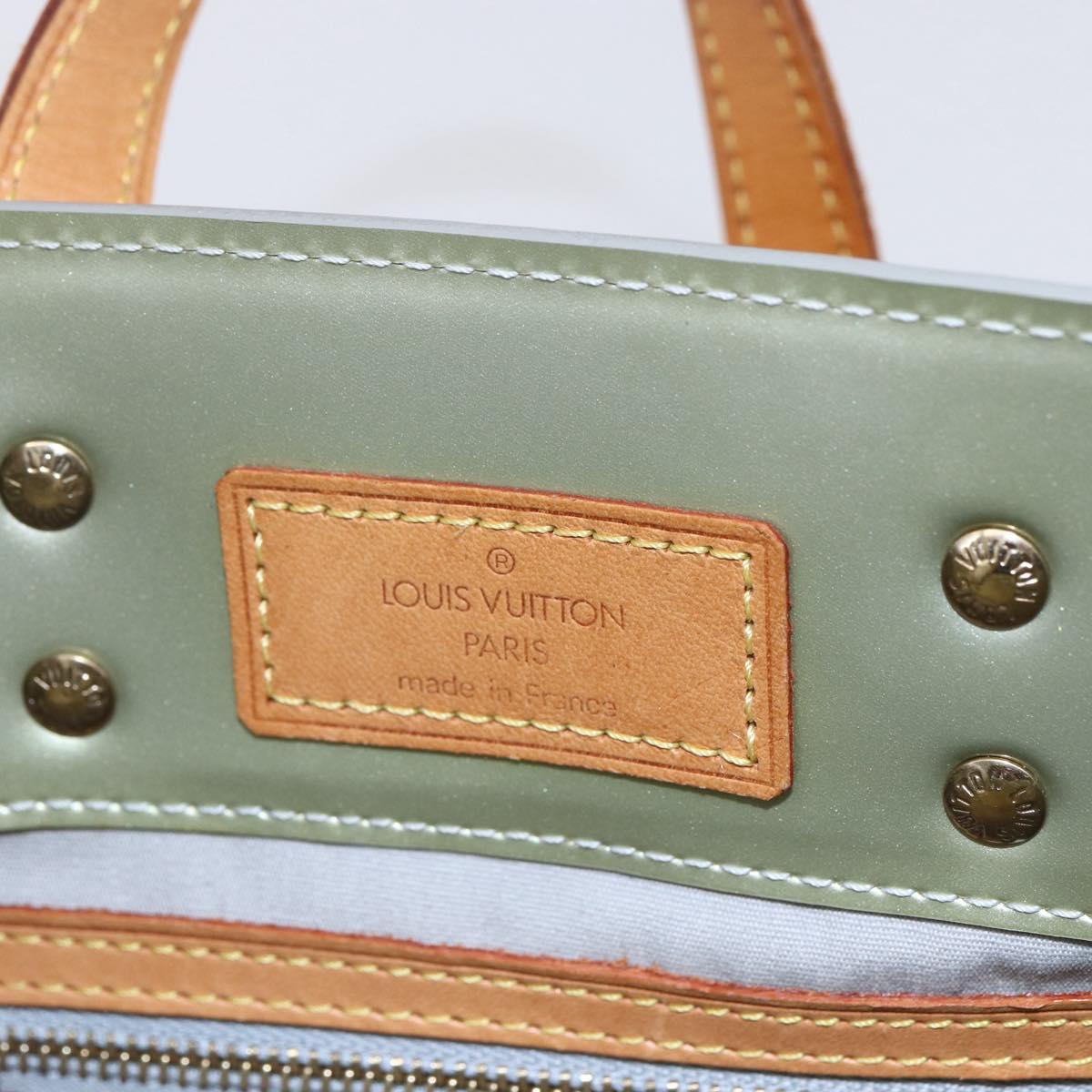 LOUIS VUITTON Monogram Vernis Reade PM Hand Bag Gris M91145 LV Auth 154835