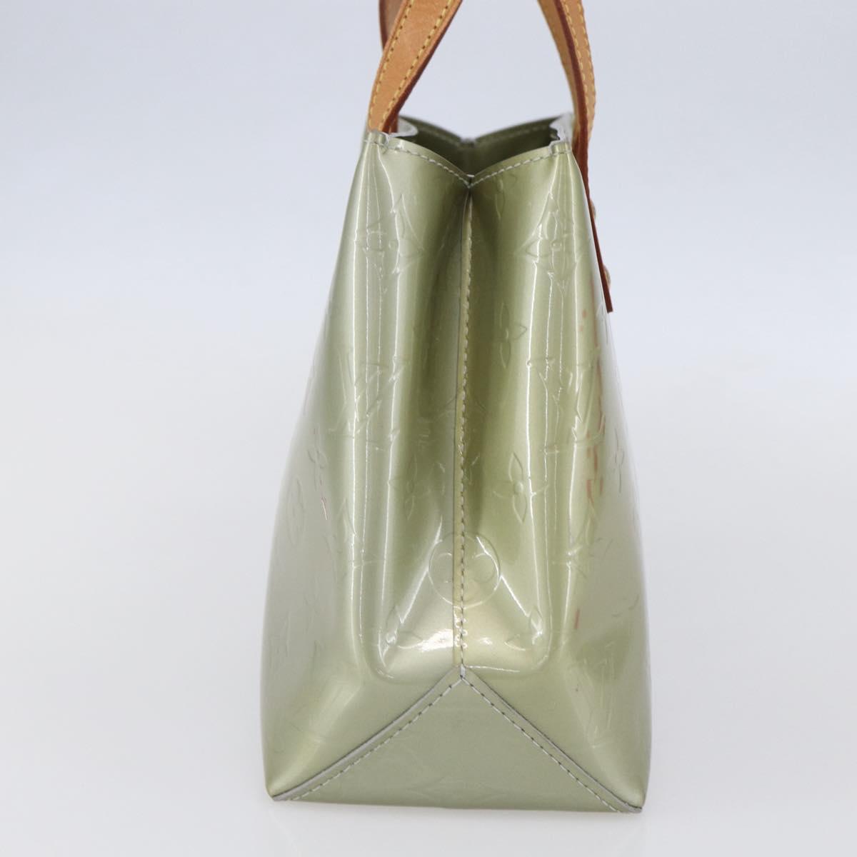 LOUIS VUITTON Monogram Vernis Reade PM Hand Bag Gris M91145 LV Auth 154835