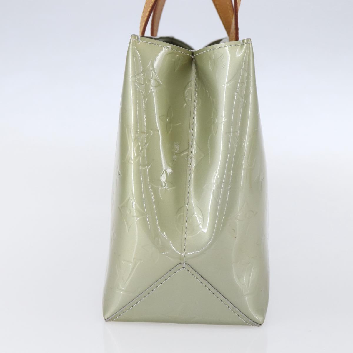 LOUIS VUITTON Monogram Vernis Reade PM Hand Bag Gris M91145 LV Auth 154835