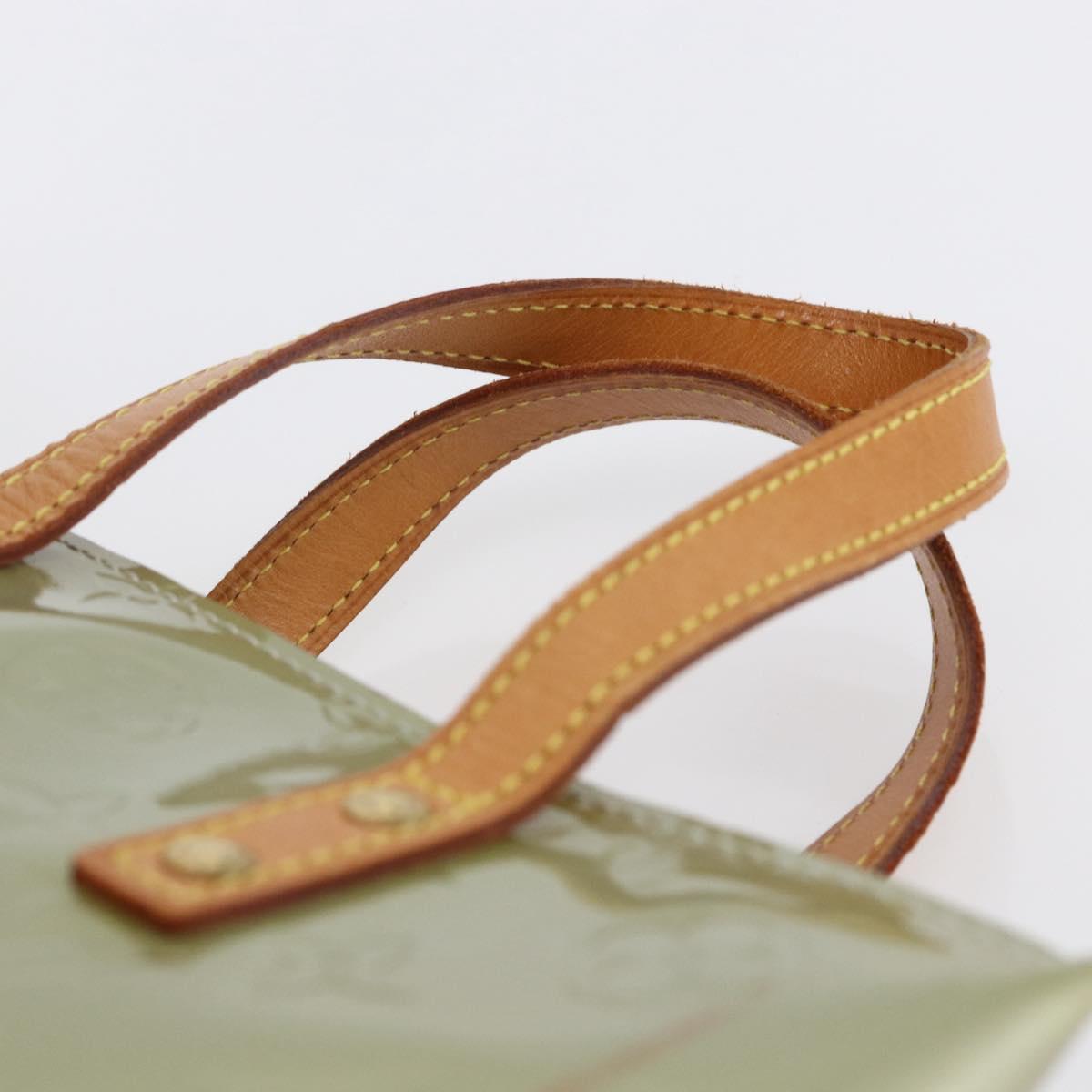 LOUIS VUITTON Monogram Vernis Reade PM Hand Bag Gris M91145 LV Auth 154835