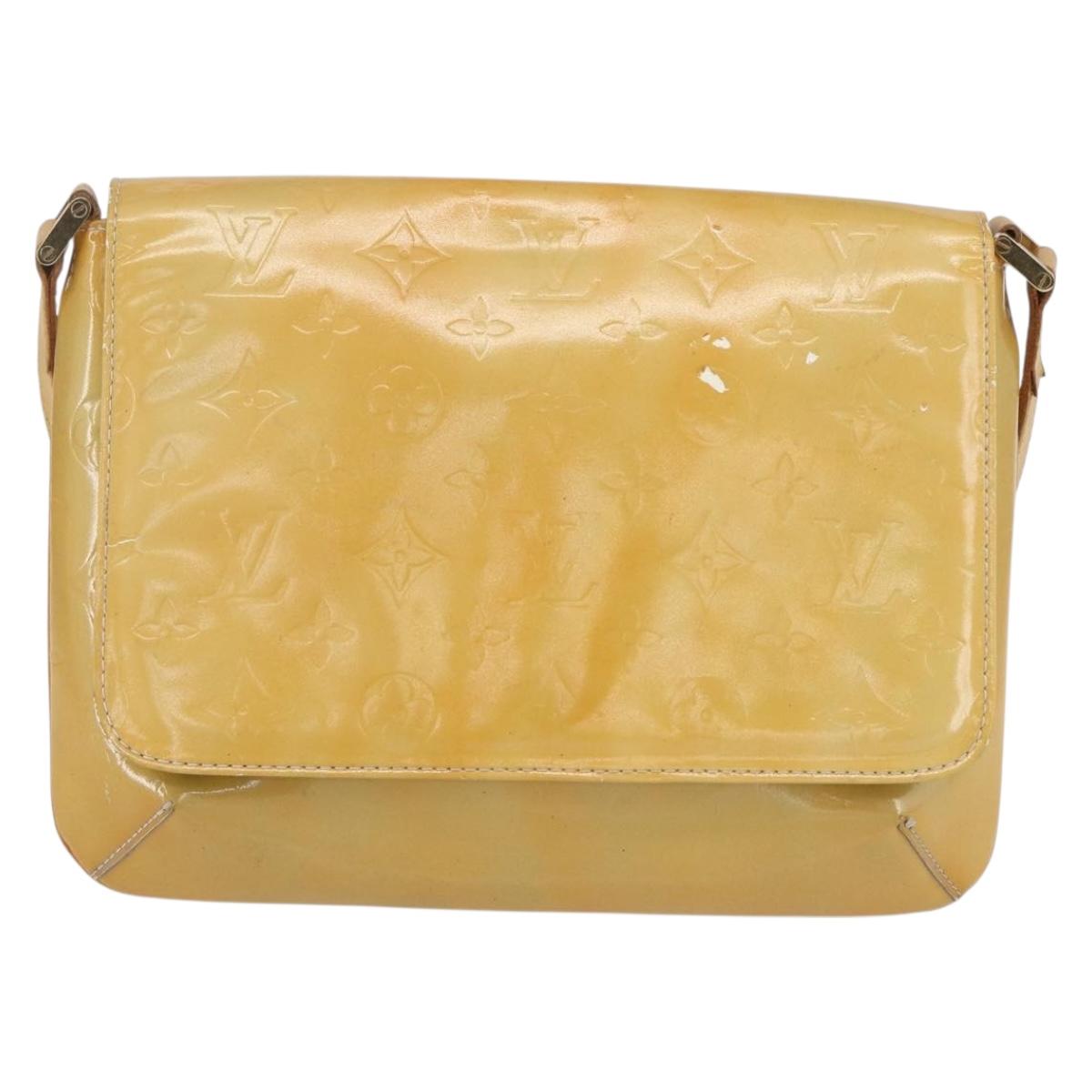 LOUIS VUITTON Monogram Vernis Thompson Street Bag Gris M91008 LV Auth 154836