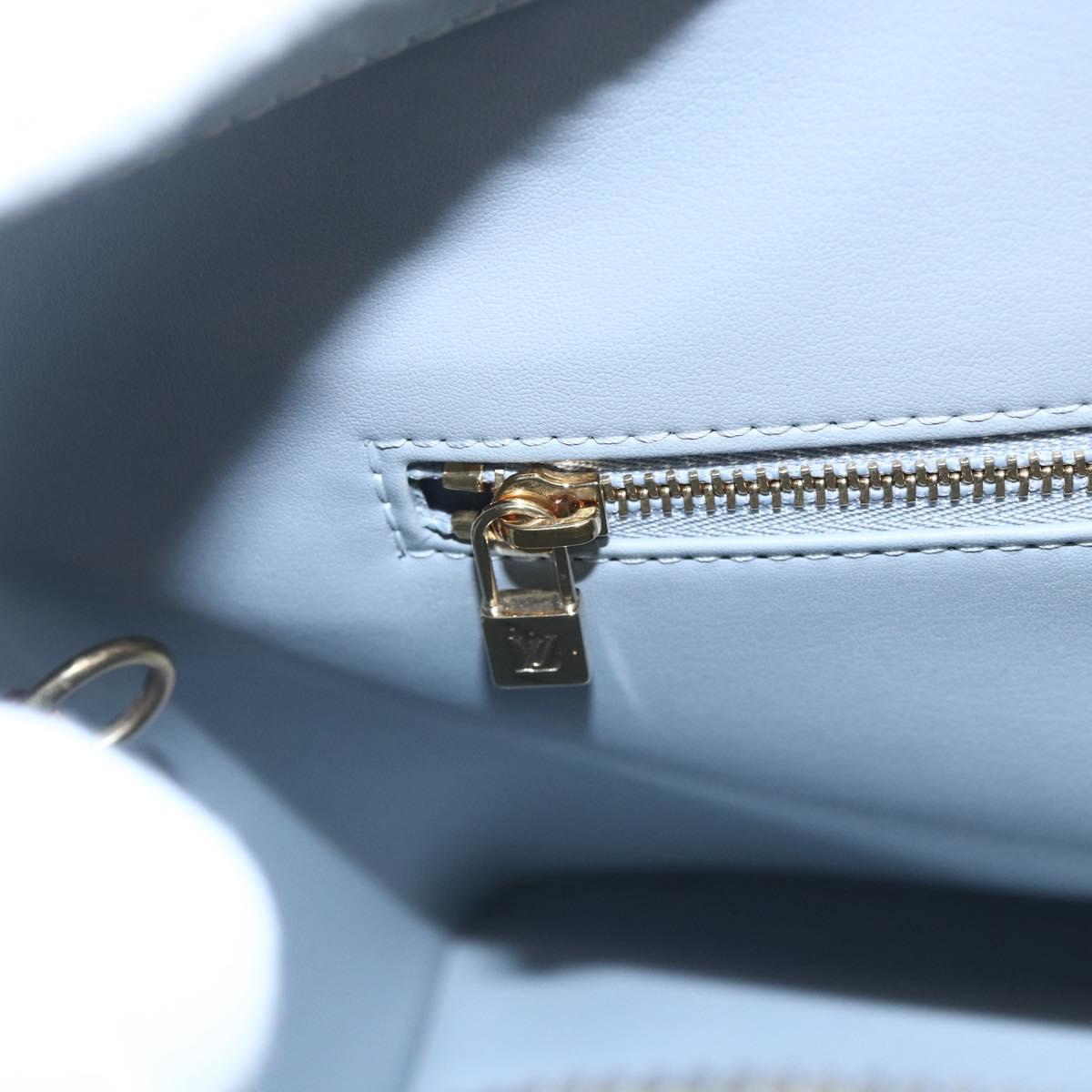 LOUIS VUITTON Monogram Vernis Houston Hand Bag Gris M91053 LV Auth 154839