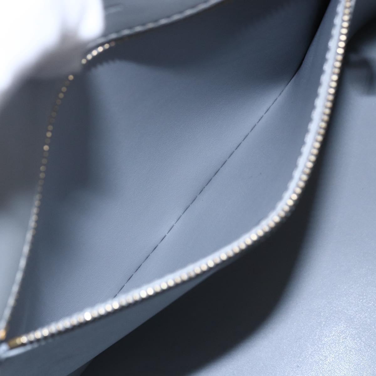 LOUIS VUITTON Monogram Vernis Houston Hand Bag Gris M91053 LV Auth 154839