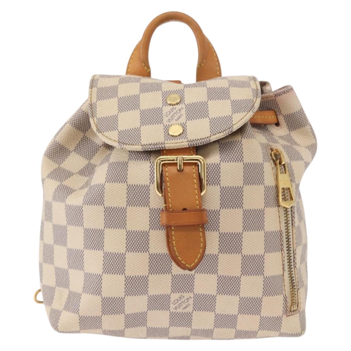 LOUIS VUITTON Damier Azur Speron BB Shoulder Bag N44026 LV Auth 154844