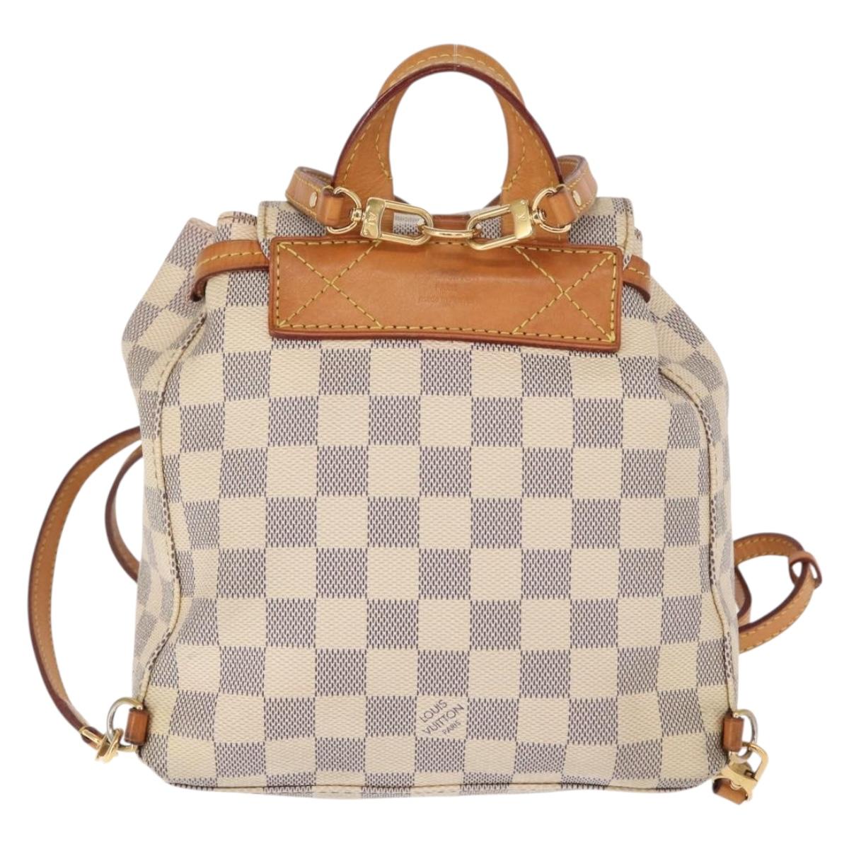 LOUIS VUITTON Damier Azur Speron BB Shoulder Bag N44026 LV Auth 154844