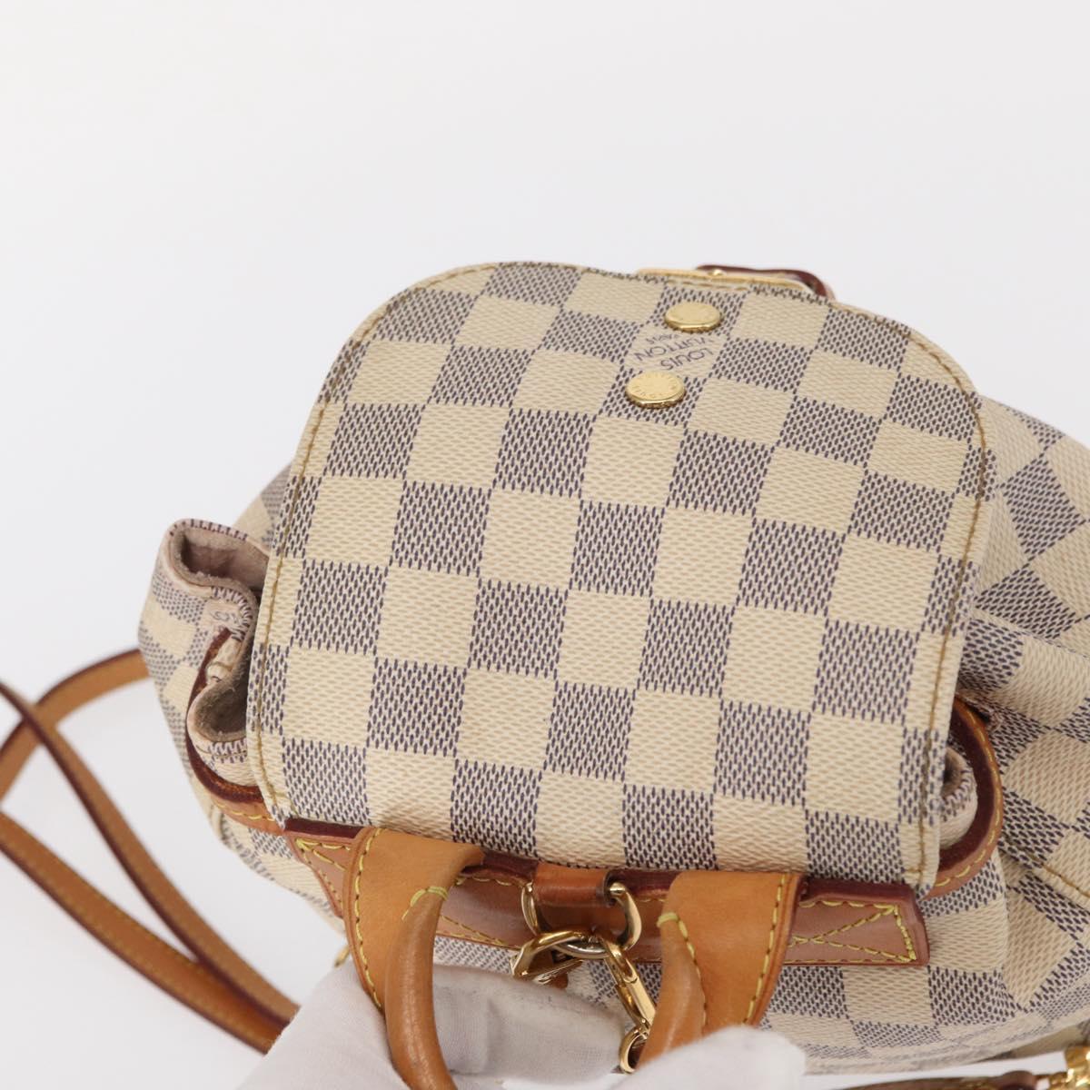 LOUIS VUITTON Damier Azur Speron BB Shoulder Bag N44026 LV Auth 154844