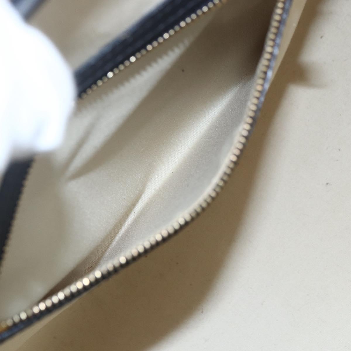 LOUIS VUITTON Monogram Mini Josephine GM Hand Bag Blue M92211 LV Auth 154847