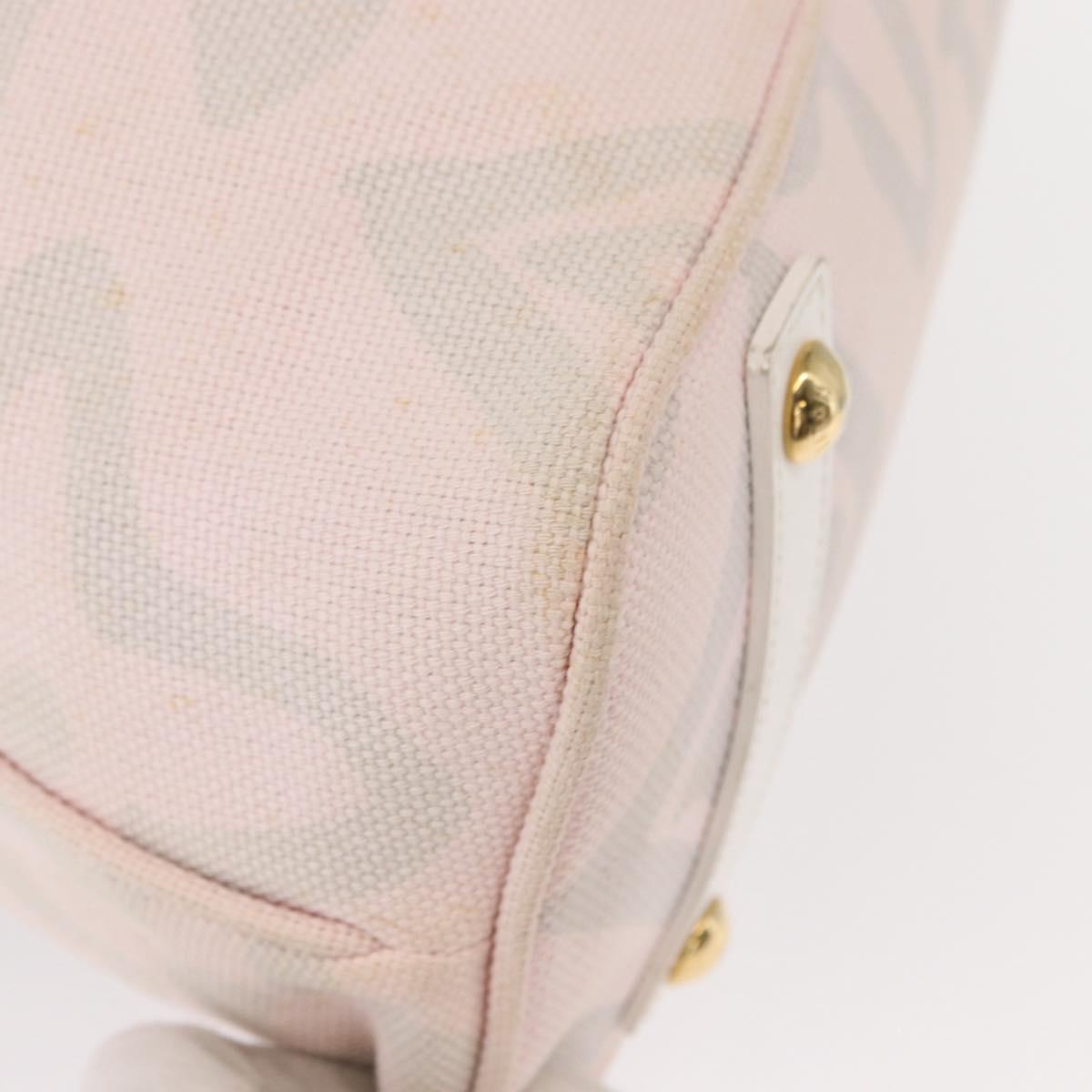 LOUIS VUITTON Cruise line Taicienne PM Bag Canvas Pink M95672 LV Auth 154848