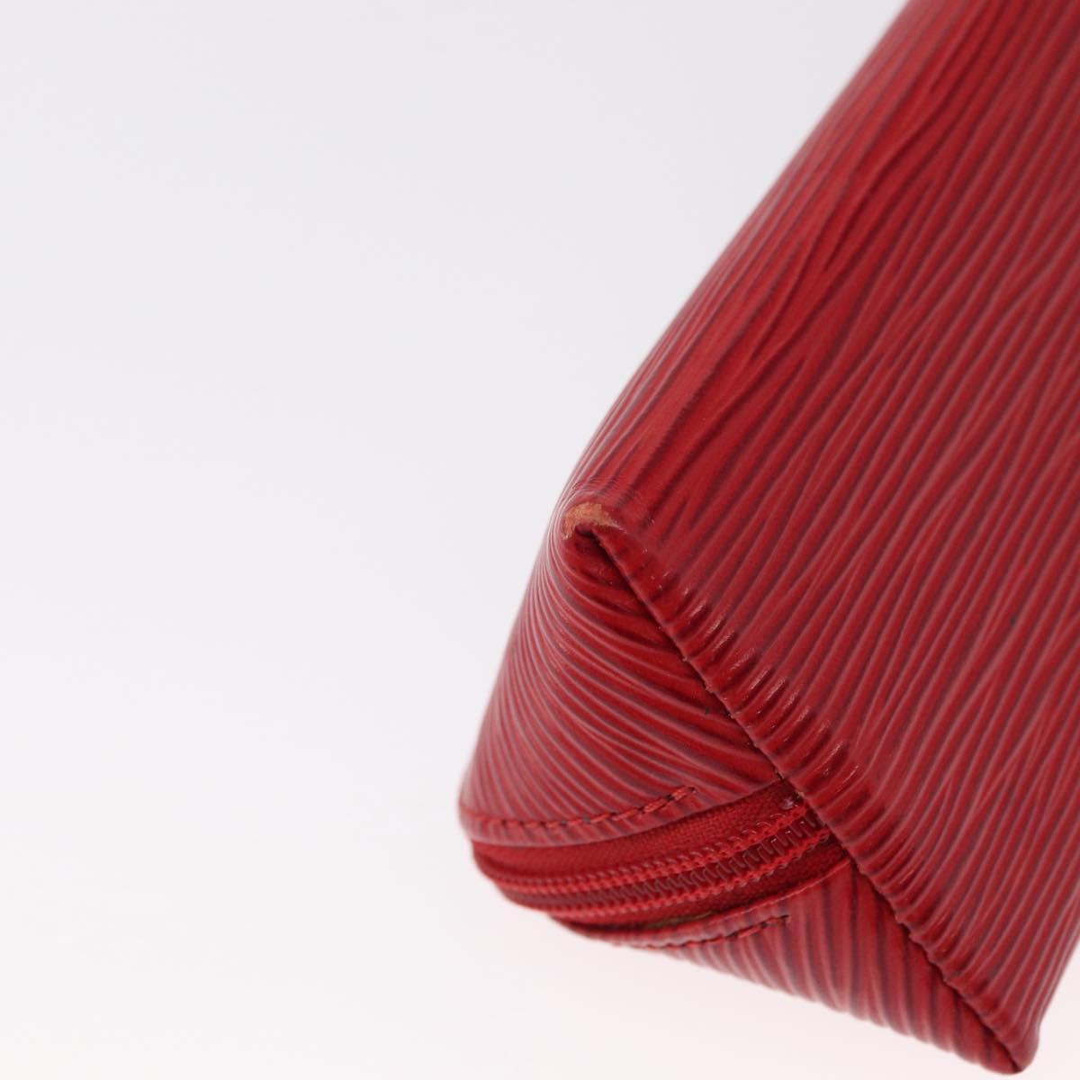 LOUIS VUITTON Epi Trousse Crayons Pen Case Red M56547 LV Auth 154851