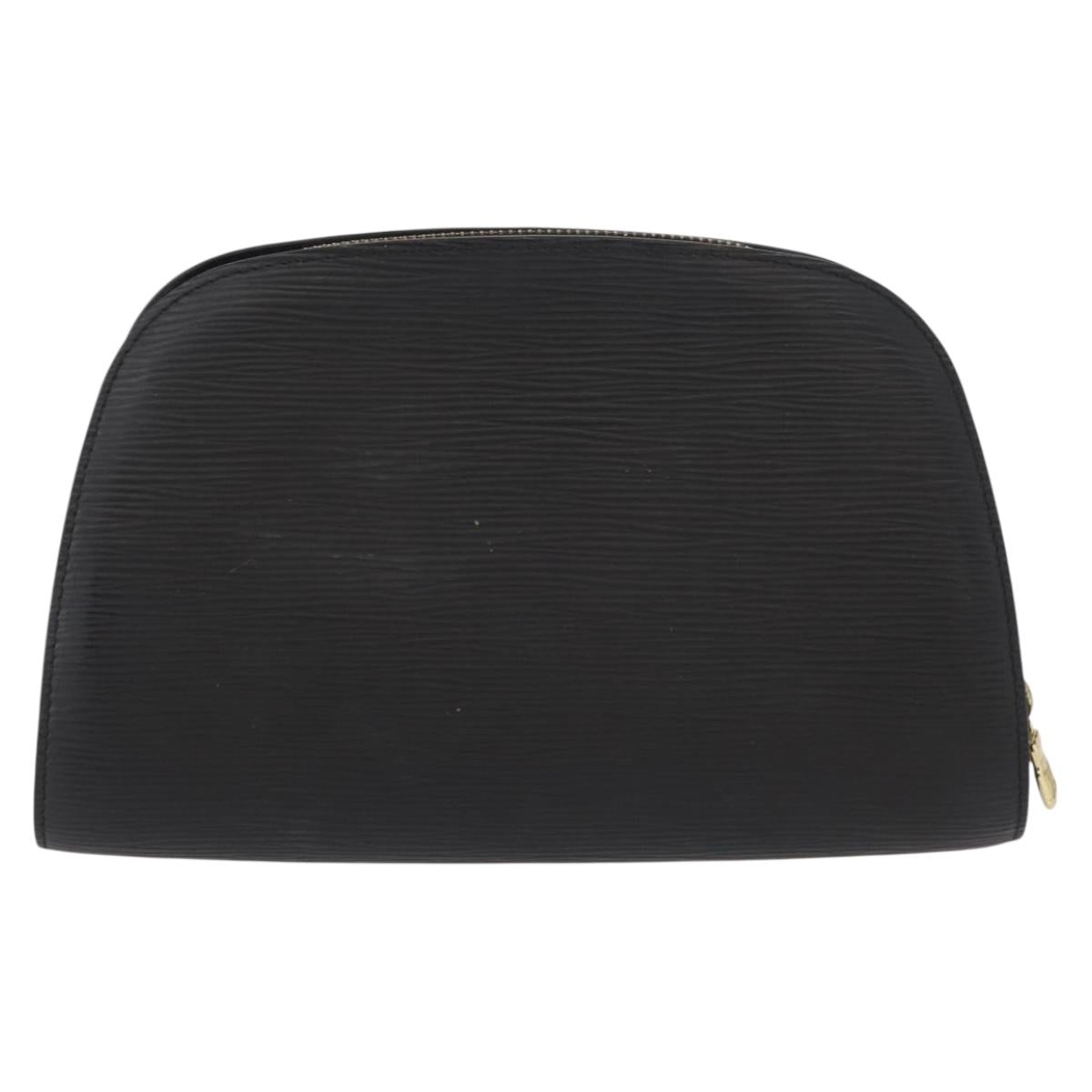 LOUIS VUITTON Epi Dauphine GM Cosmetic Pouch Black M48432 LV Auth 154852