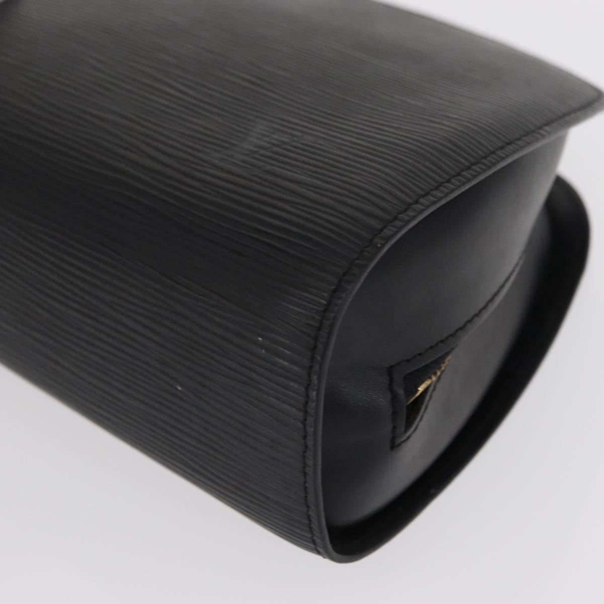 LOUIS VUITTON Epi Dauphine GM Cosmetic Pouch Black M48432 LV Auth 154852