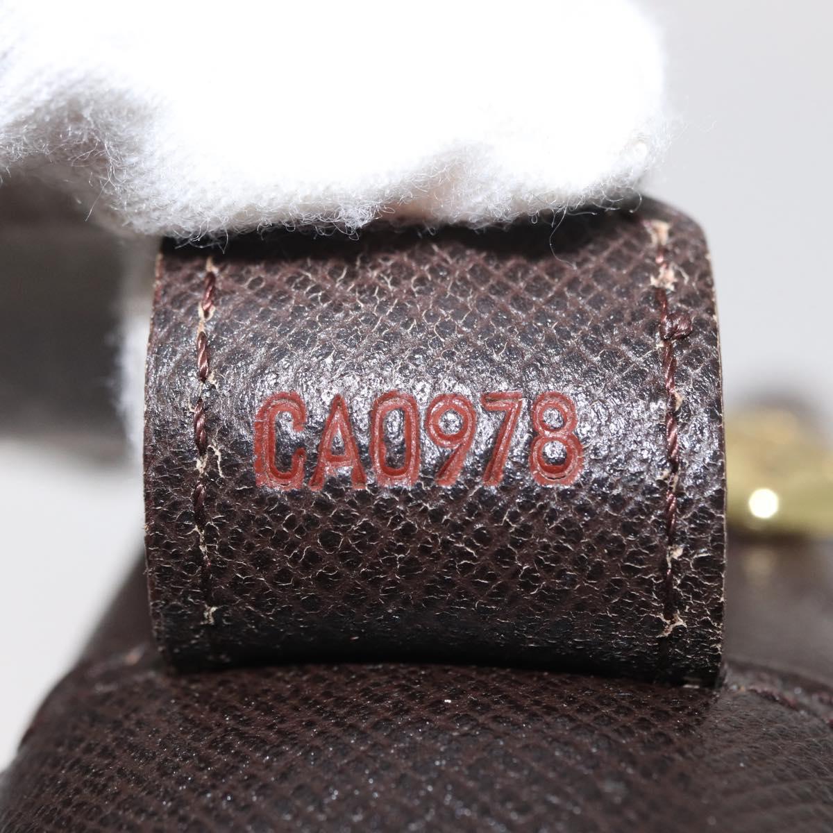 LOUIS VUITTON Damier Ebene Trousse Toilette 25 Clutch Bag N47624 LV Auth 154853