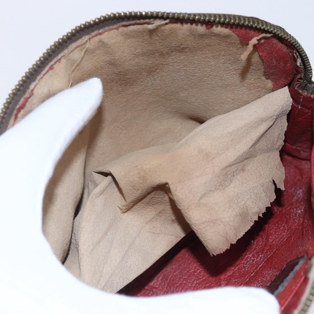 LOUIS VUITTON Damier Ebene Pochette Cosmetic PM Pouch N47516 LV Auth 154856