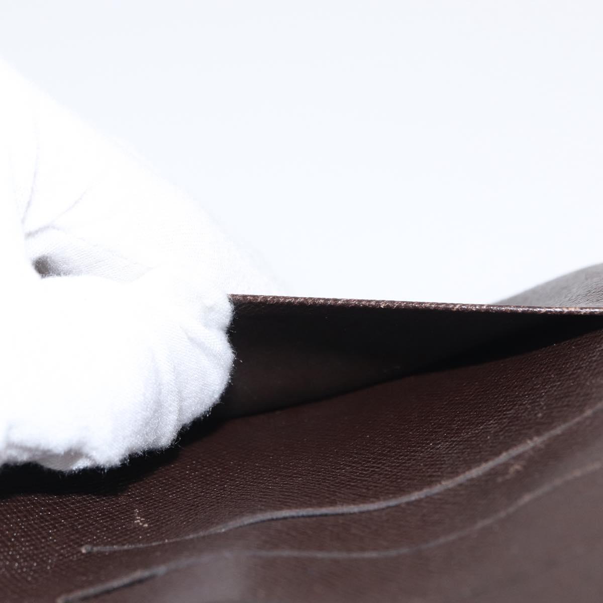 LOUIS VUITTON Damier Ebene Agenda MM Day Planner Cover R20240 LV Auth 154857