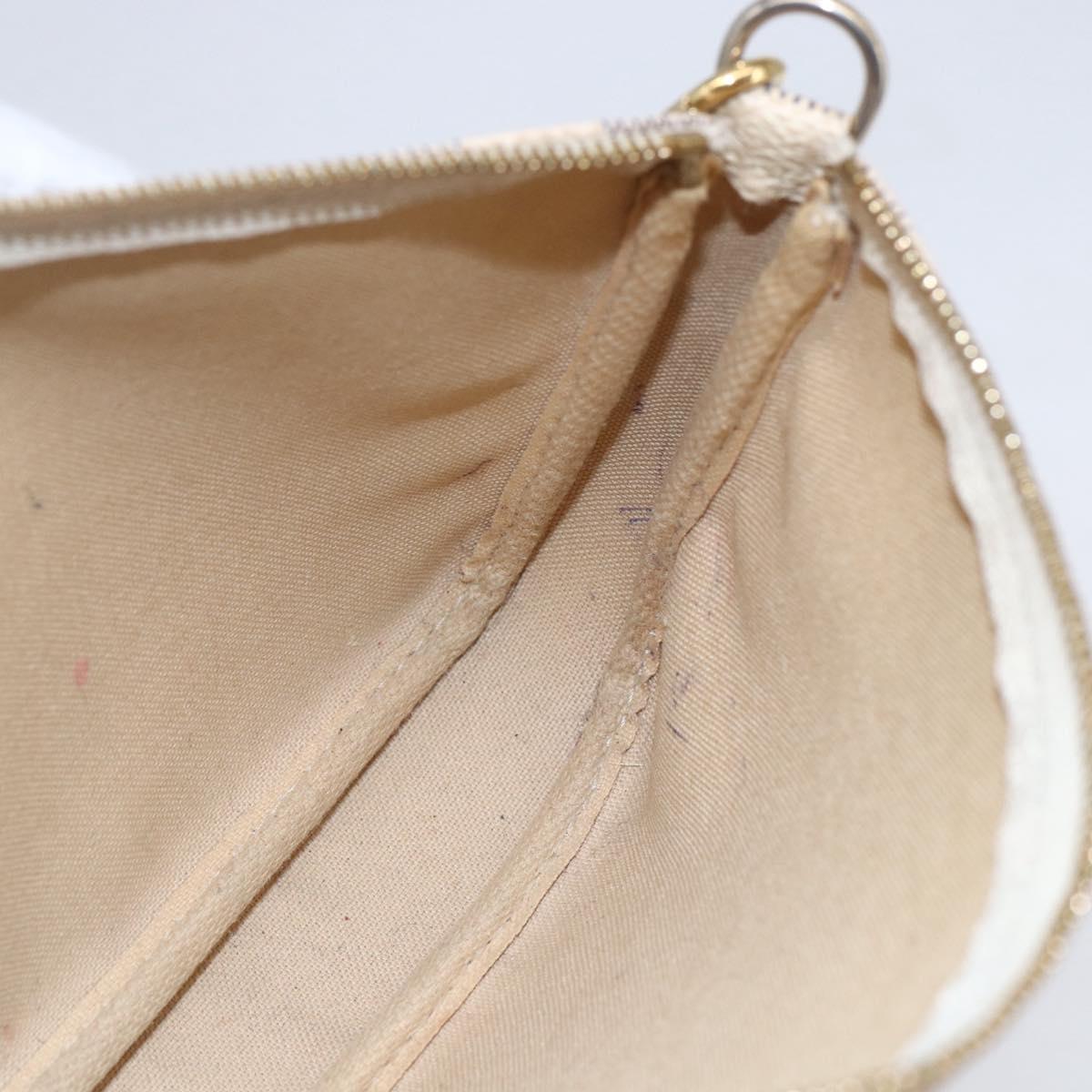 LOUIS VUITTON Damier Azur Pochette Accessoires Pouch N51986 LV Auth 154859