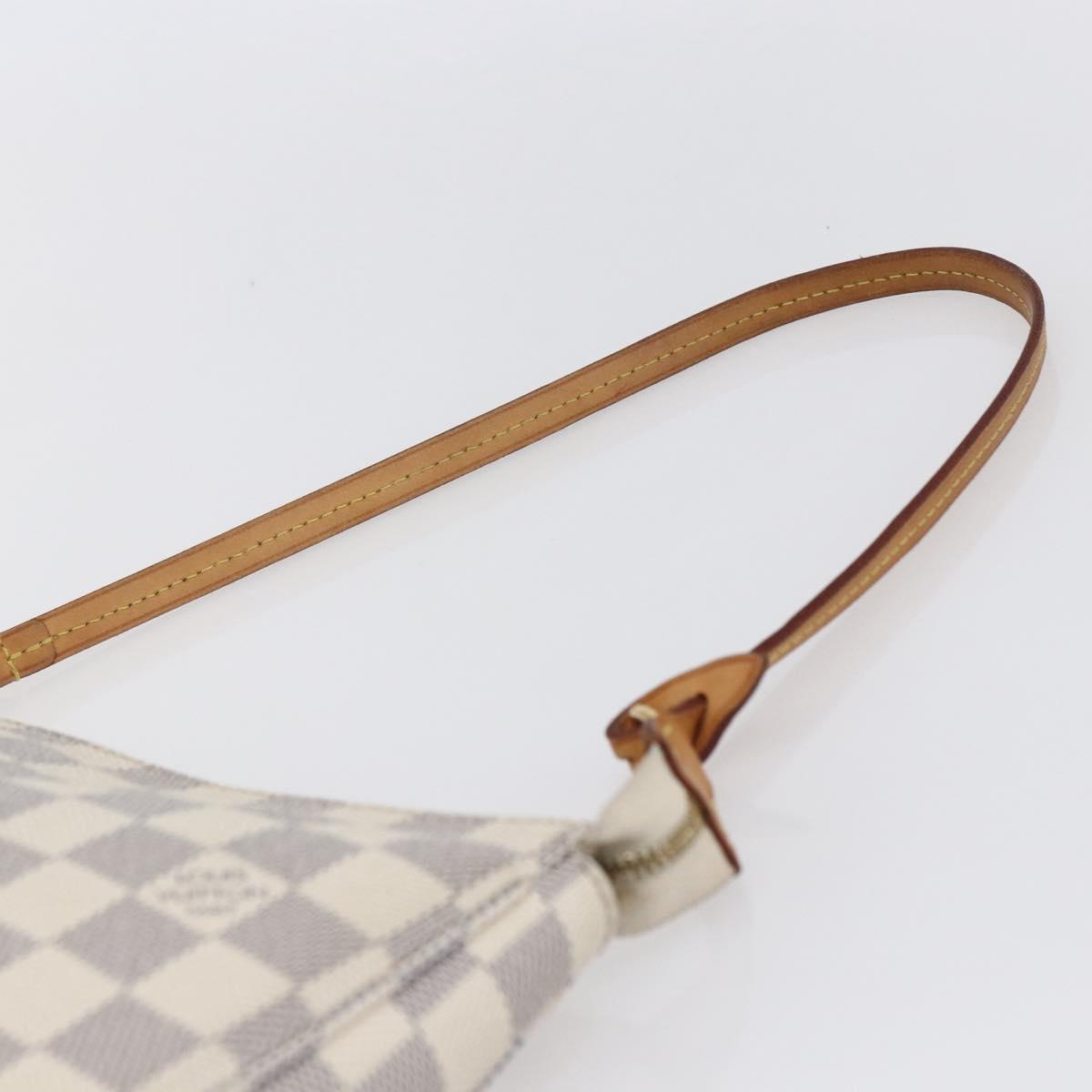 LOUIS VUITTON Damier Azur Pochette Accessoires Pouch N51986 LV Auth 154860M
