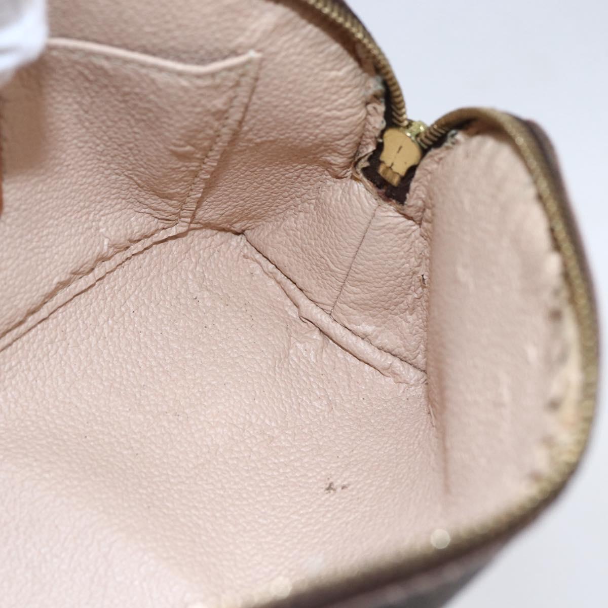 LOUIS VUITTON Monogram Pochette Cosmetic PM Pouch M43998 LV Auth 154862