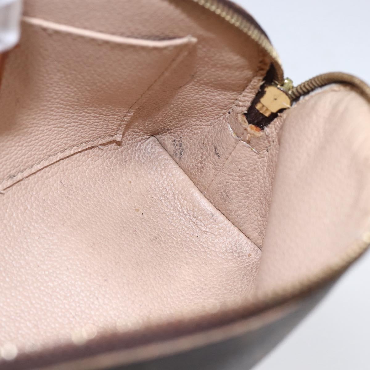 LOUIS VUITTON Monogram Pochette Cosmetic PM Pouch M43998 LV Auth 154863