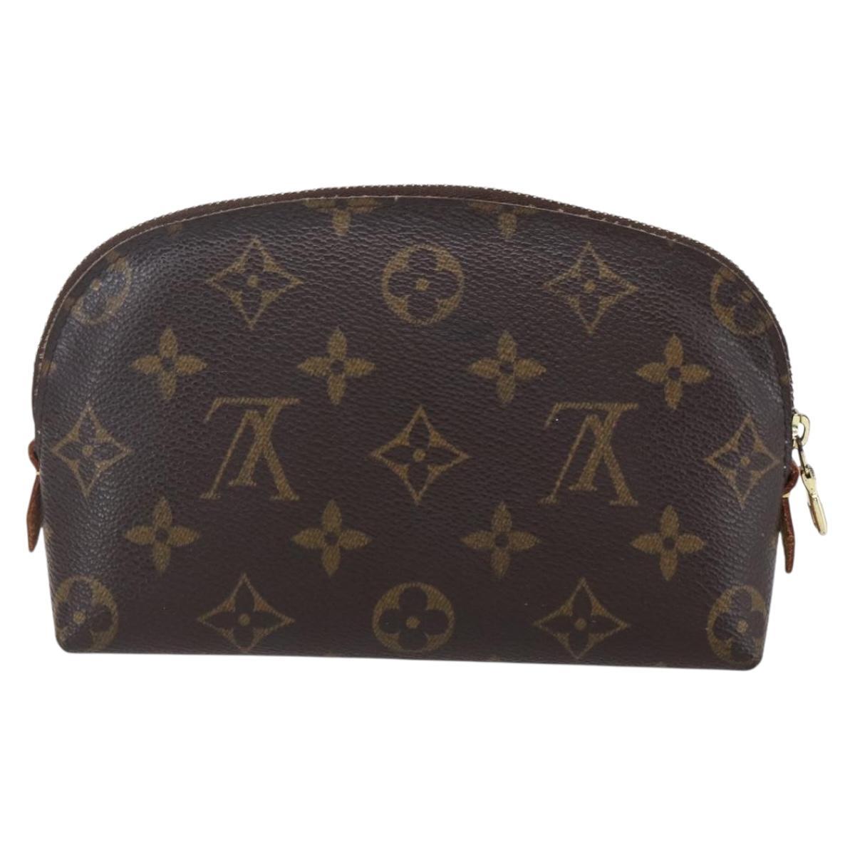 LOUIS VUITTON Monogram Pochette Cosmetic PM Pouch M43998 LV Auth 154863