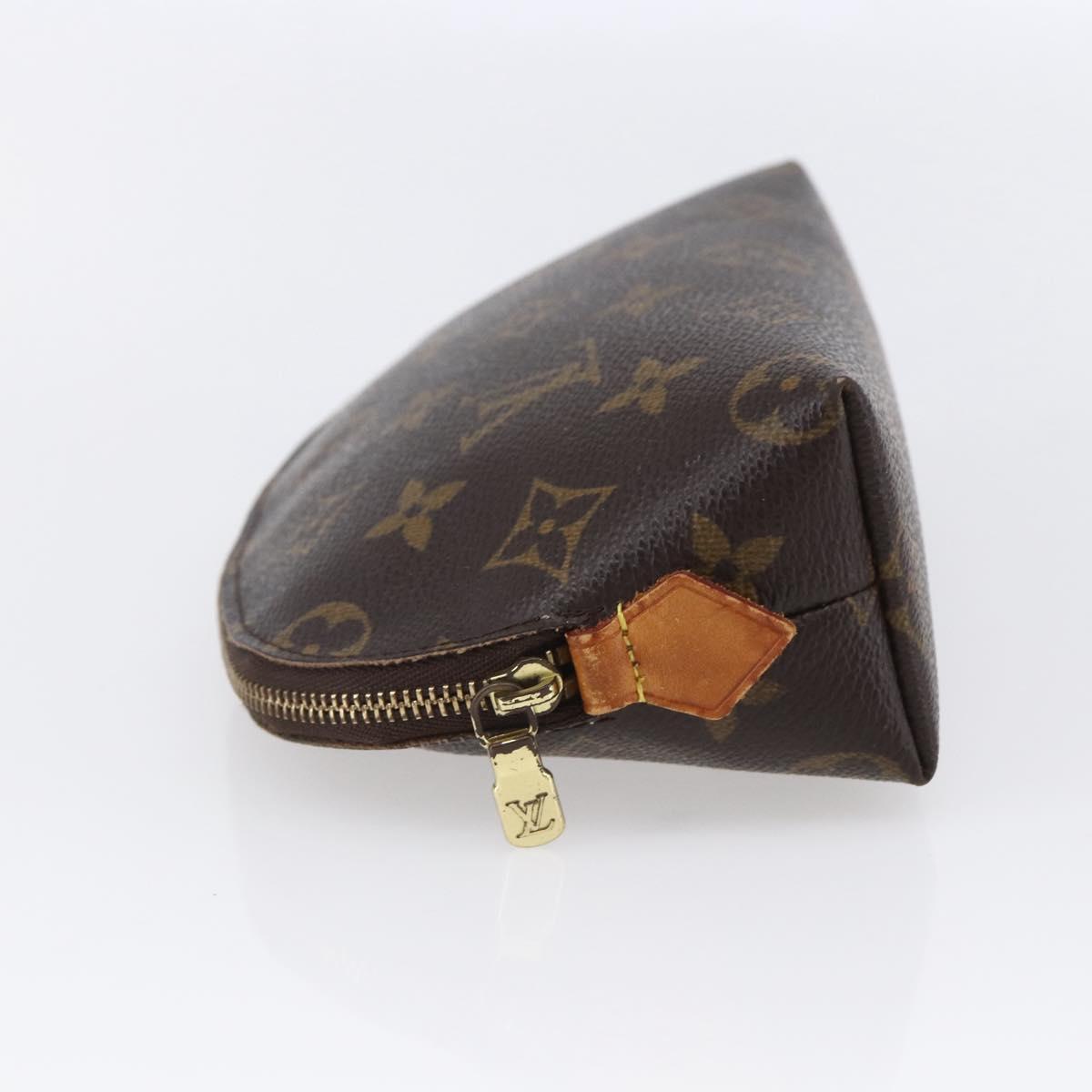 LOUIS VUITTON Monogram Pochette Cosmetic PM Pouch M43998 LV Auth 154863
