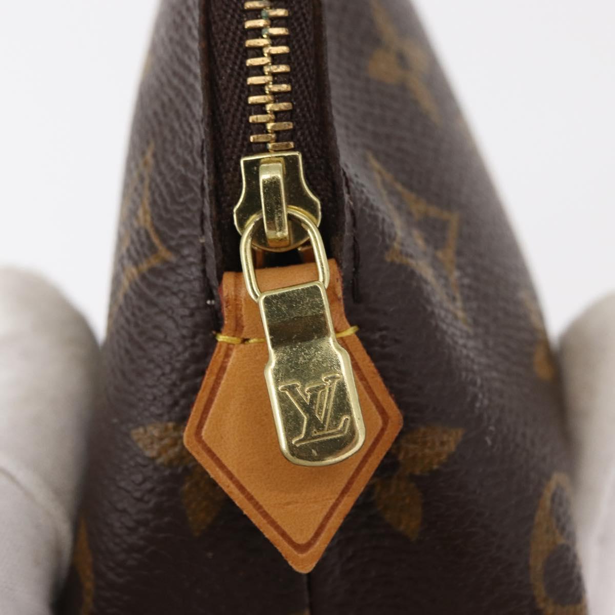 LOUIS VUITTON Monogram Pochette Cosmetic PM Pouch M43998 LV Auth 154864