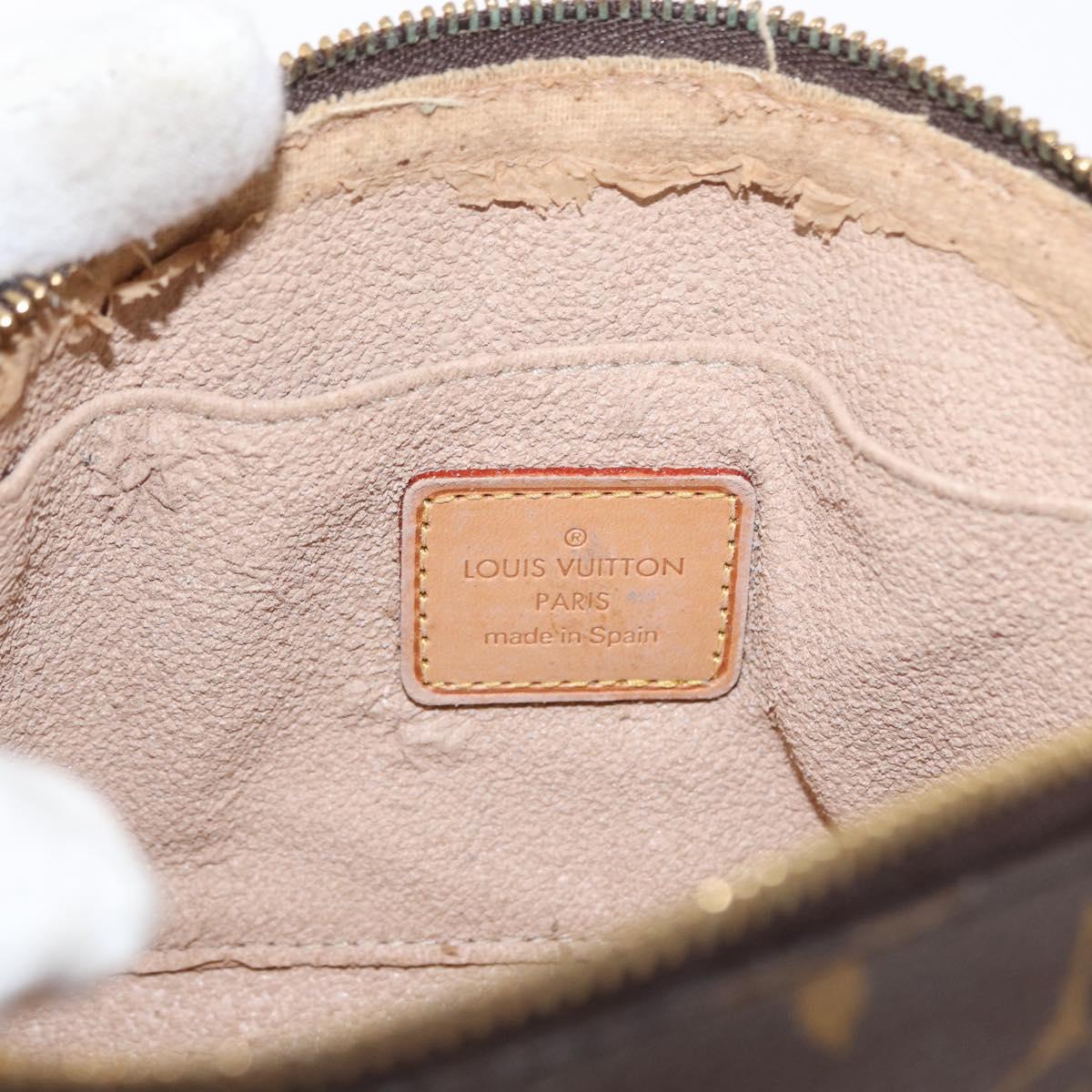LOUIS VUITTON Monogram Pochette Cosmetic PM Pouch M43998 LV Auth 154864
