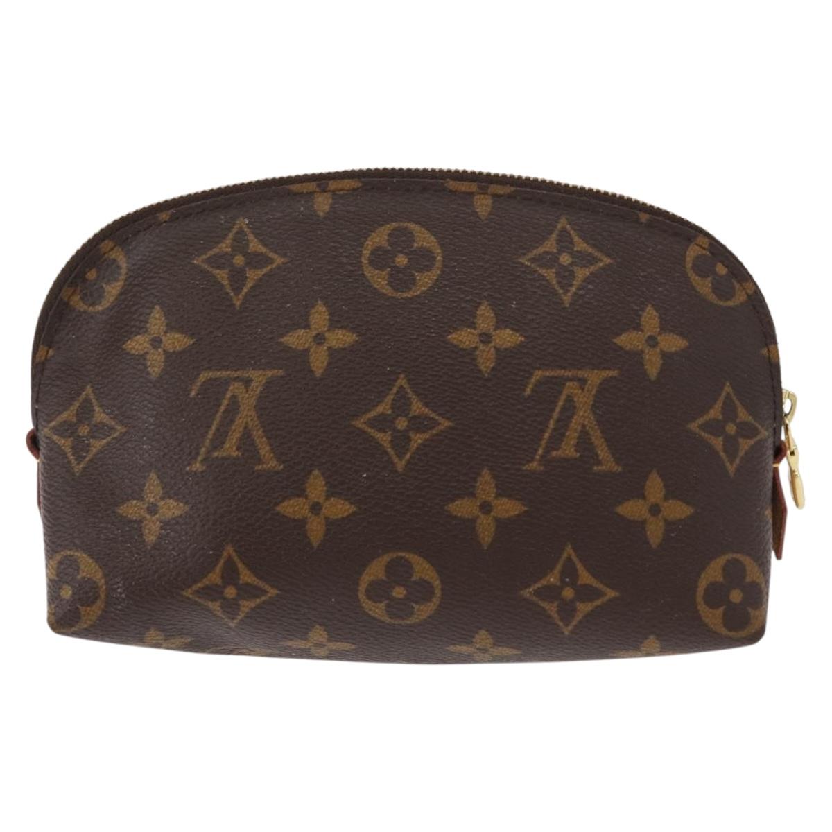 LOUIS VUITTON Monogram Pochette Cosmetic PM Pouch M43998 LV Auth 154864
