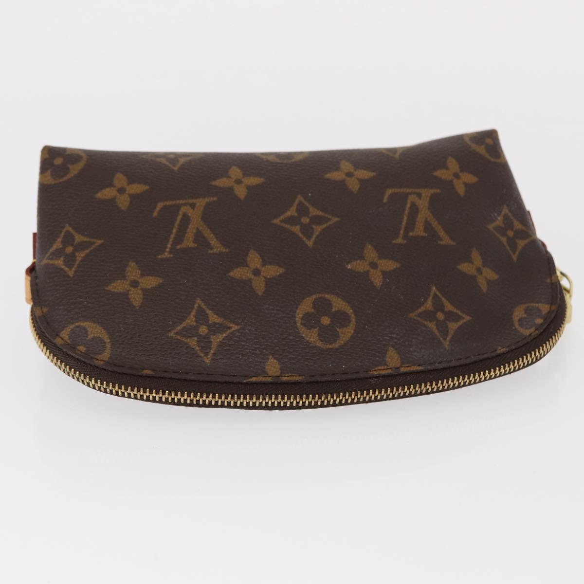 LOUIS VUITTON Monogram Pochette Cosmetic PM Pouch M43998 LV Auth 154864
