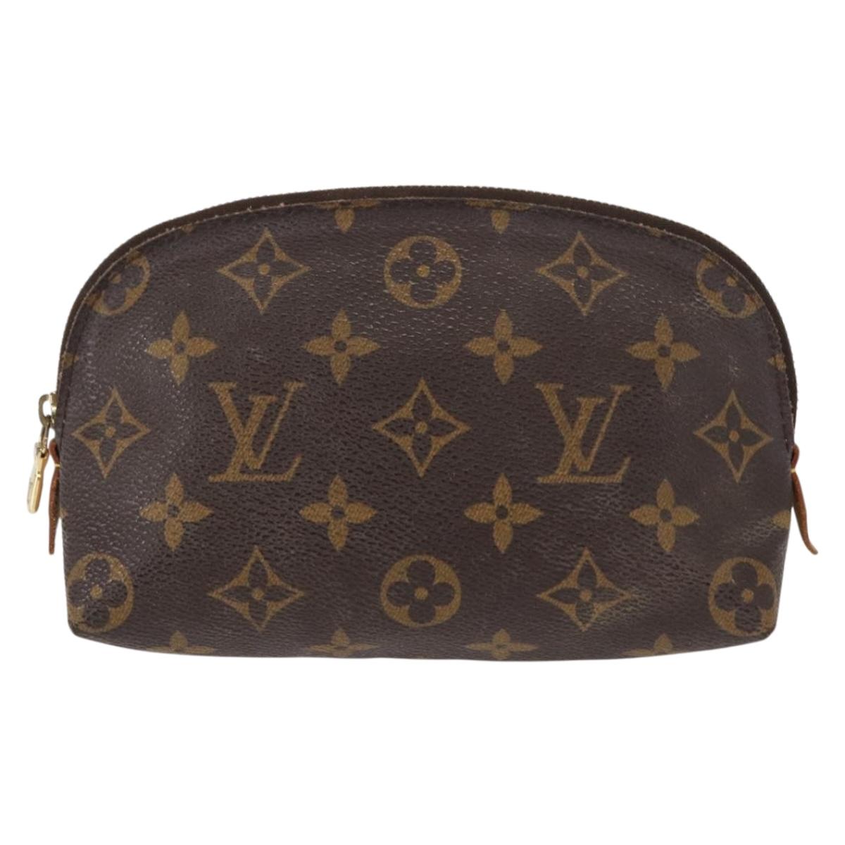 LOUIS VUITTON Monogram Pochette Cosmetic PM Pouch M43998 LV Auth 154865