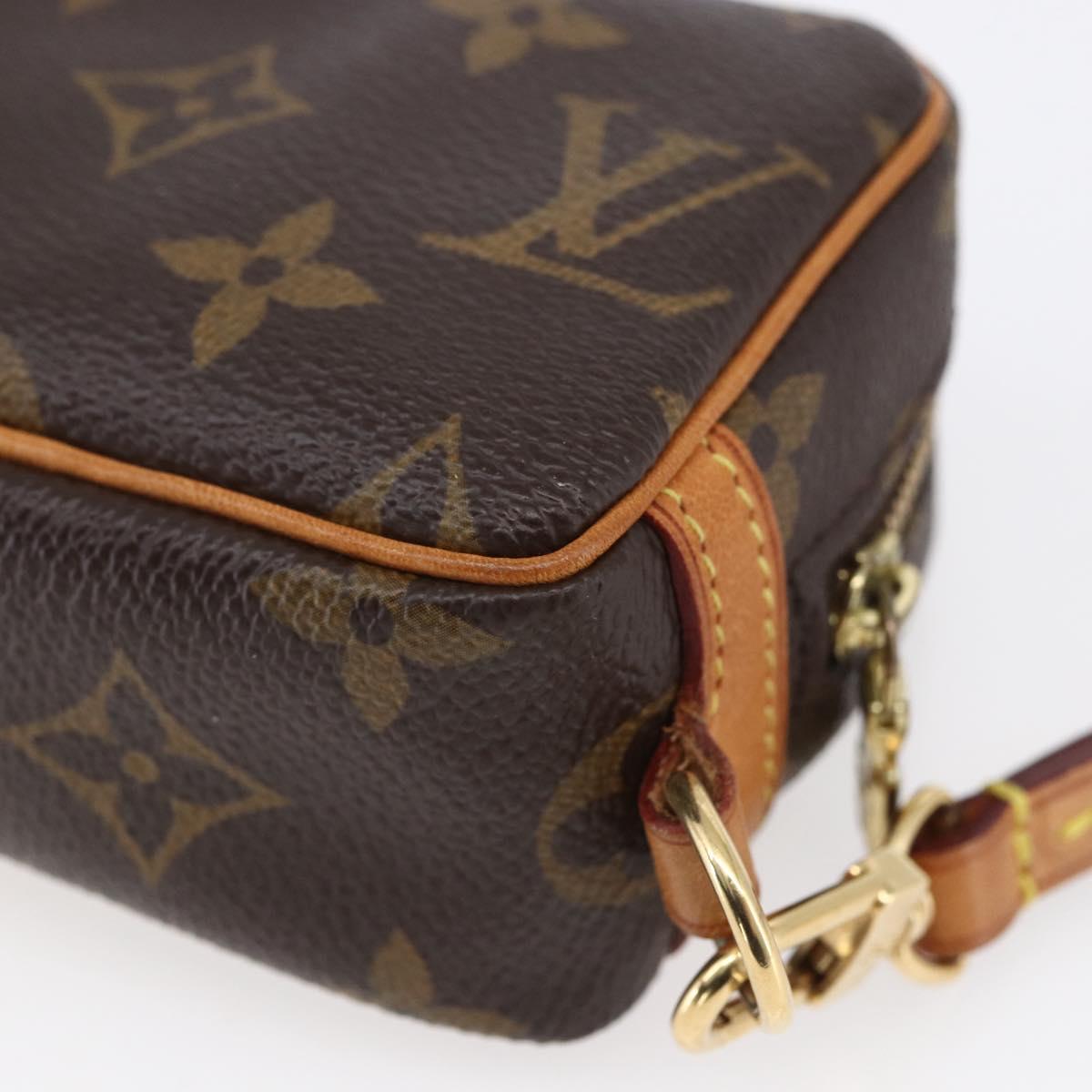 LOUIS VUITTON Monogram Trousse Wapity Pouch M58030 LV Auth 154867