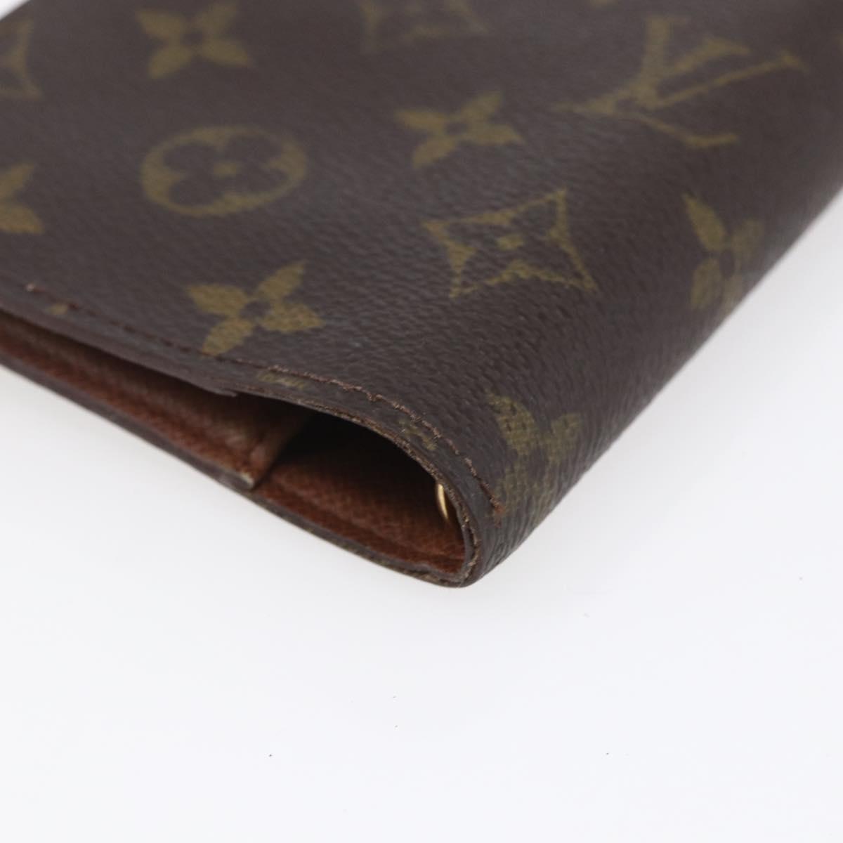 LOUIS VUITTON Monogram Agenda PM Day Planner Cover R20005 LV Auth 154868