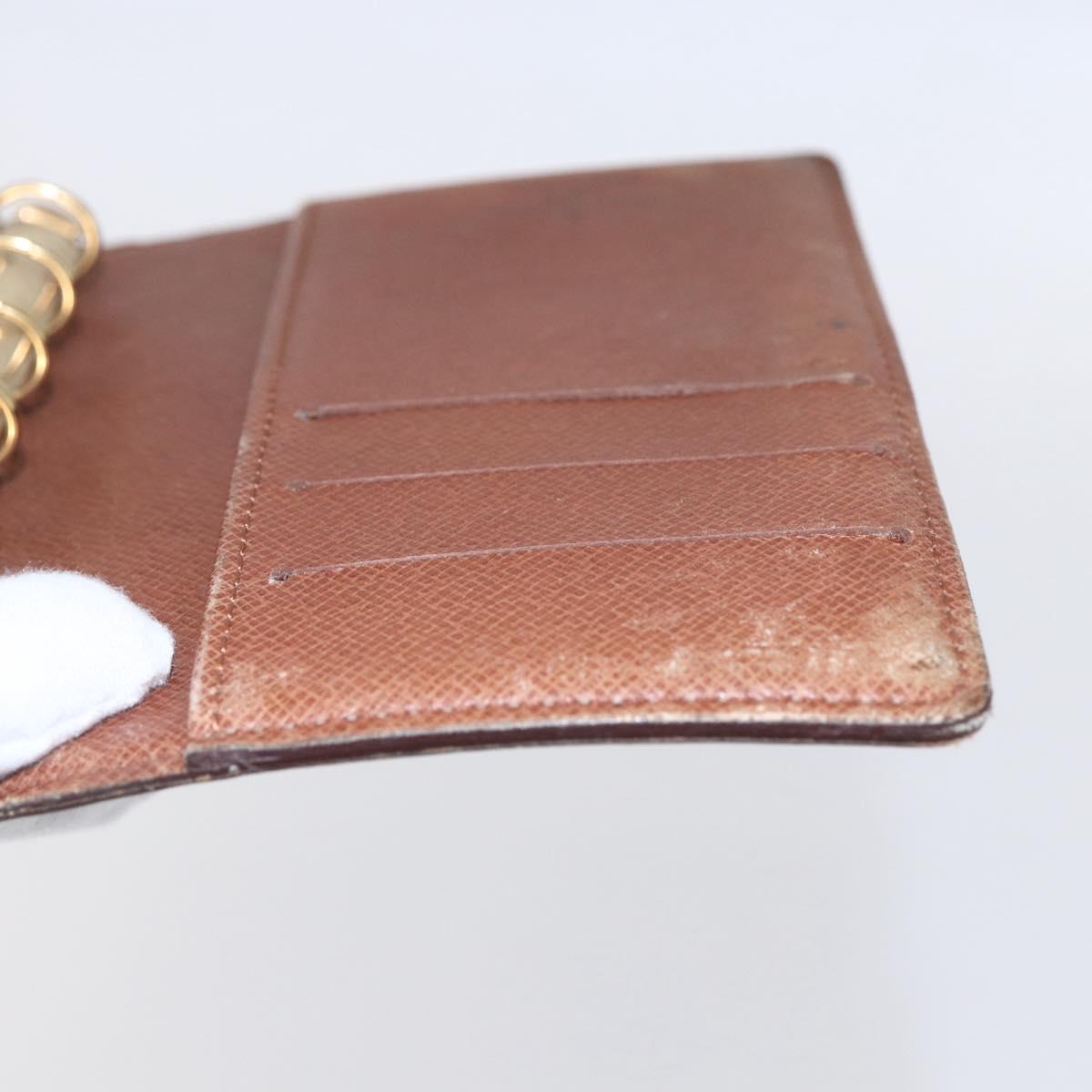 LOUIS VUITTON Monogram Agenda PM Day Planner Cover R20005 LV Auth 154868