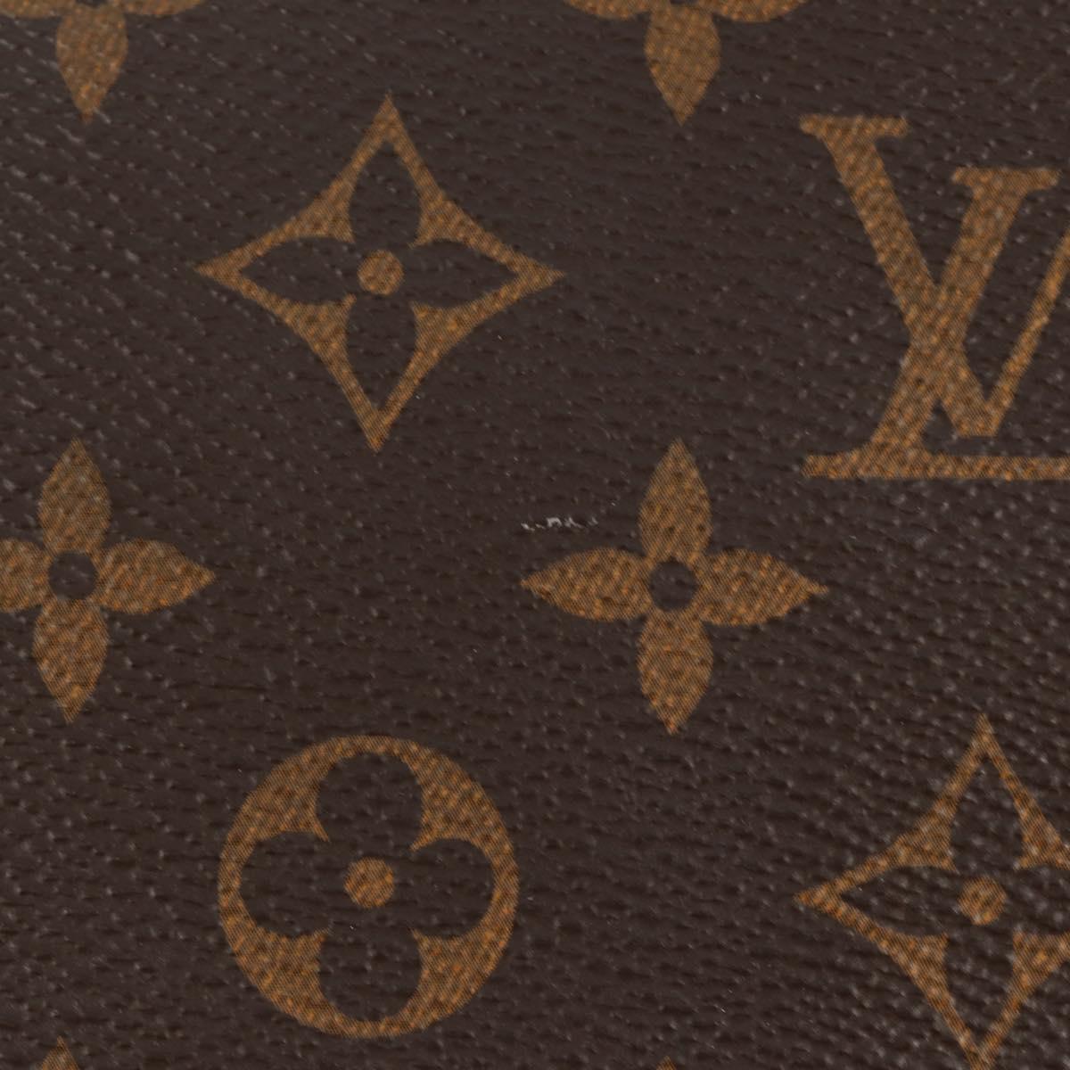 LOUIS VUITTON Monogram Agenda Bureau Day Planner Cover R20100 LV Auth 154869A