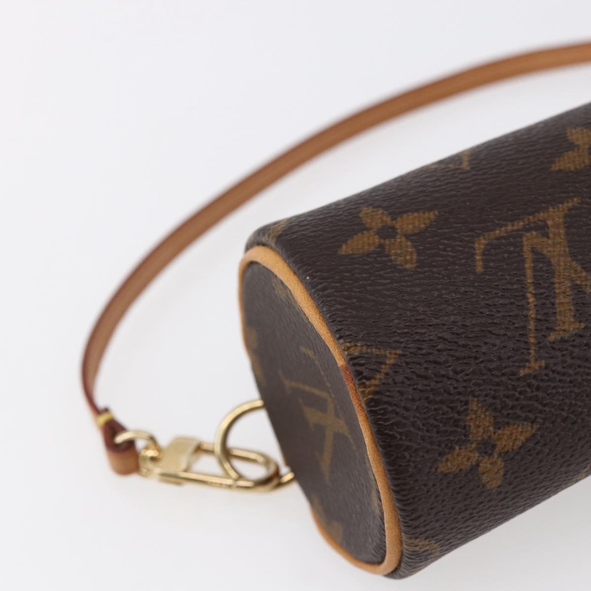 LOUIS VUITTON Monogram Papillon Pouch LV Auth 154871M
