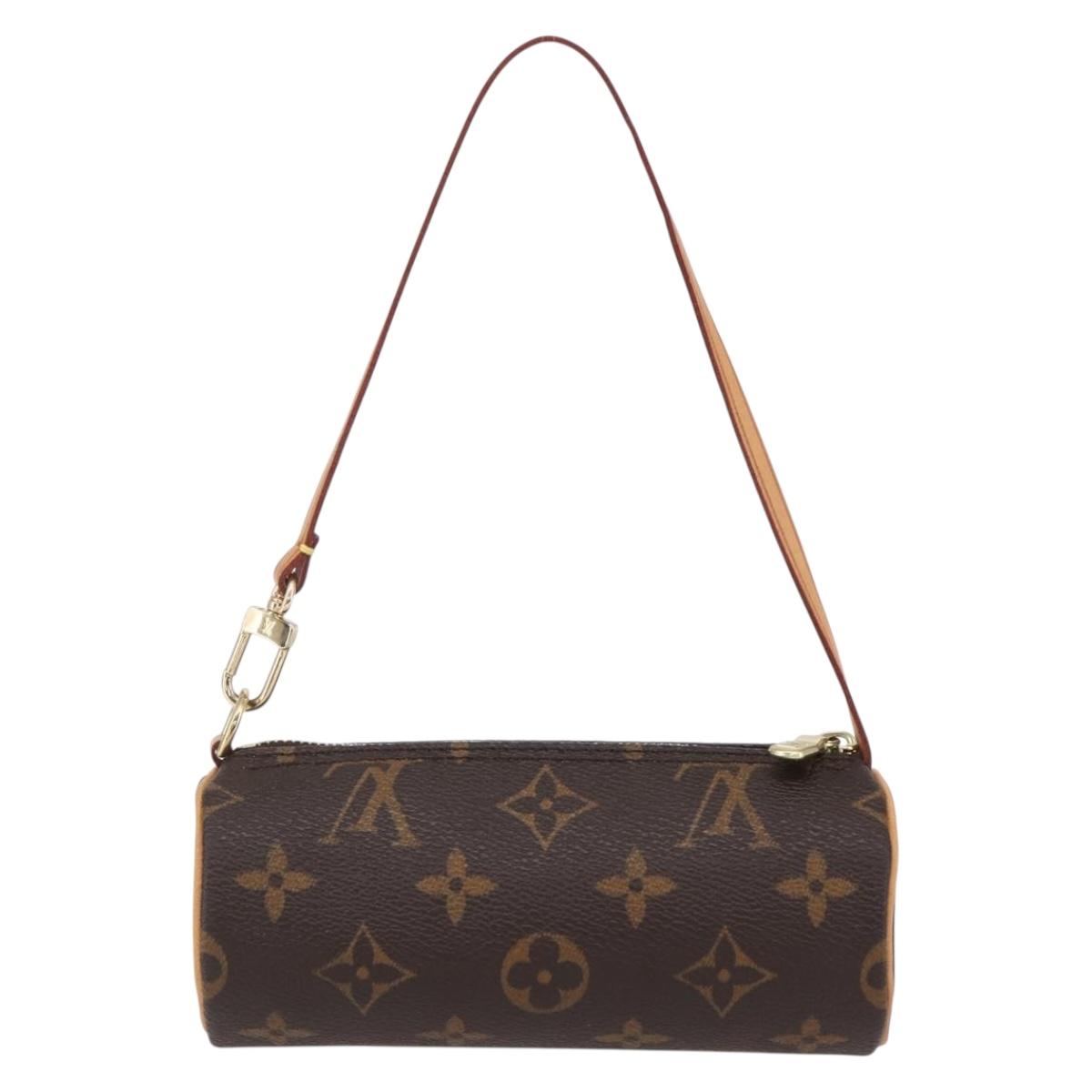 LOUIS VUITTON Monogram Papillon Pouch LV Auth 154871M